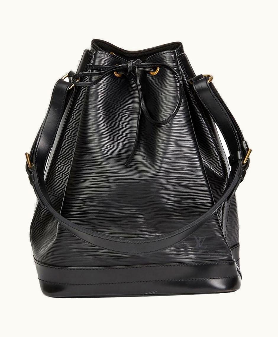 Louis Vuitton 1992 Louis Vuitton Black Epi Leather Vintage Noé