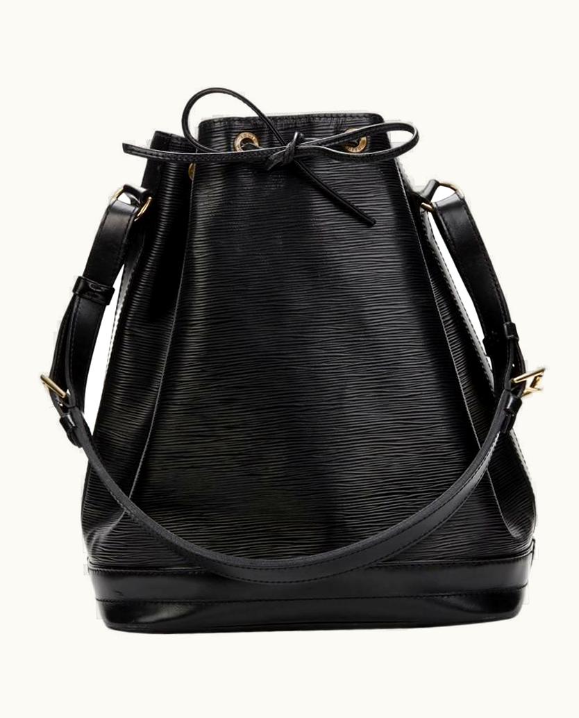 Louis Vuitton 1993 Louis Vuitton Black Epi Leather Vintage Noé