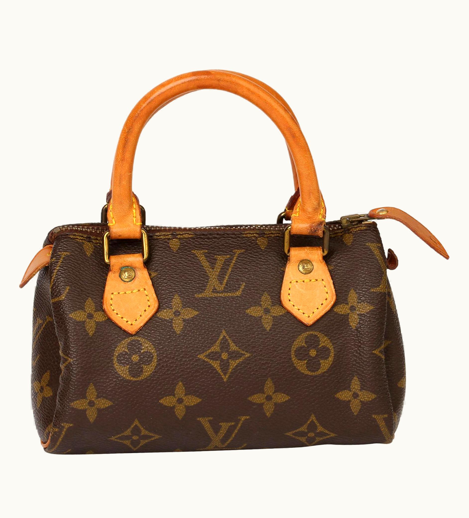 Louis Vuitton Brown Monogram Vintage Mini Hl Speedy