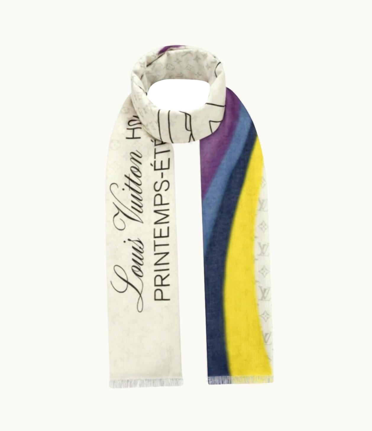Louis Vuitton Virgil Abloh Wizard Of Oz Monogram Rainbow Scarf S/S Men