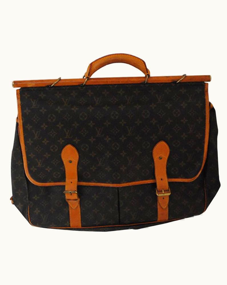 Louis Vuitton 1994 Rare Louis Vuitton Sac Chasse Hunting Monogram Travel Bag