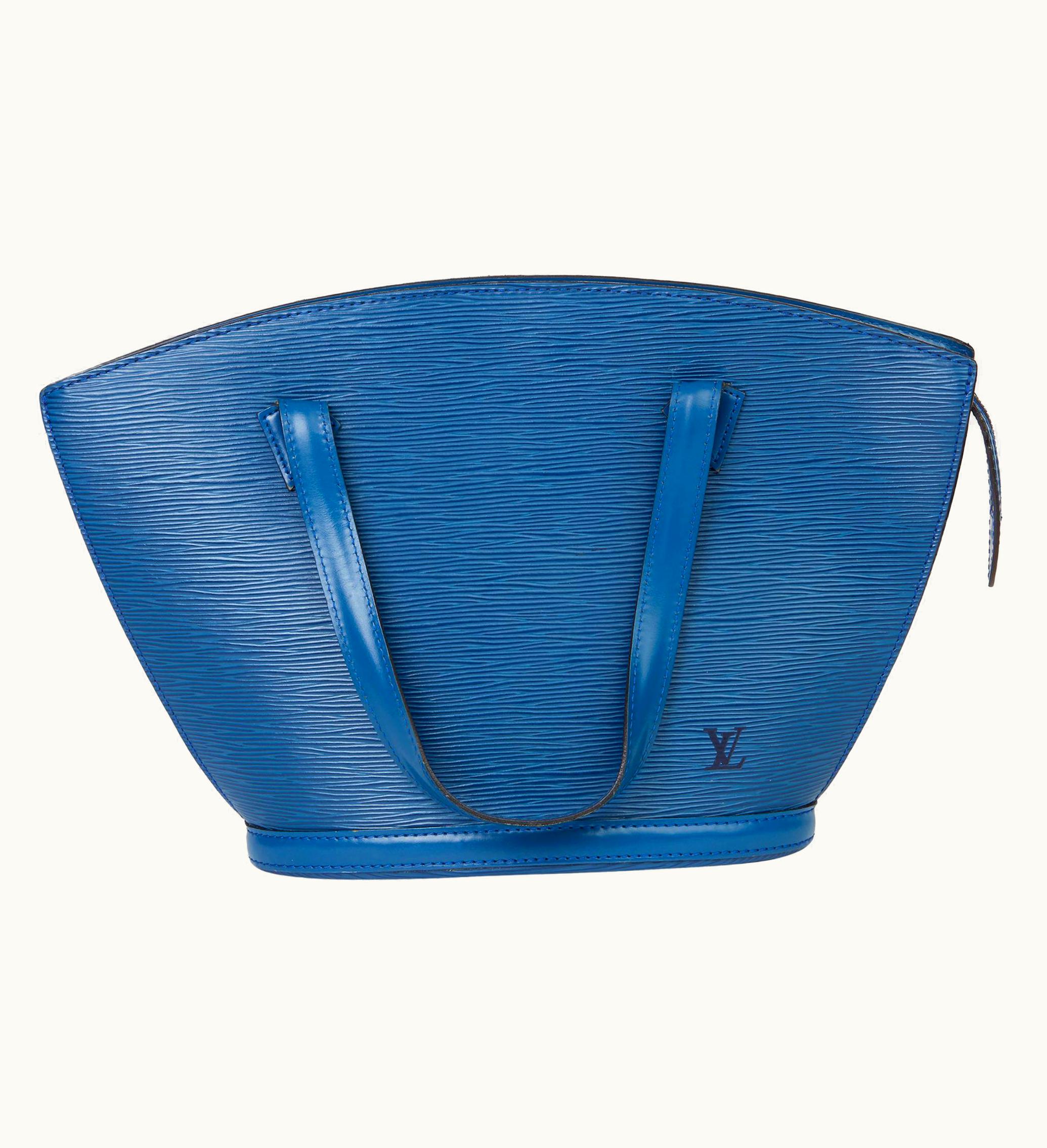 Louis Vuitton 1994 Louis Vuitton Blue Epi Leather Vintage Saint Jacques Pm