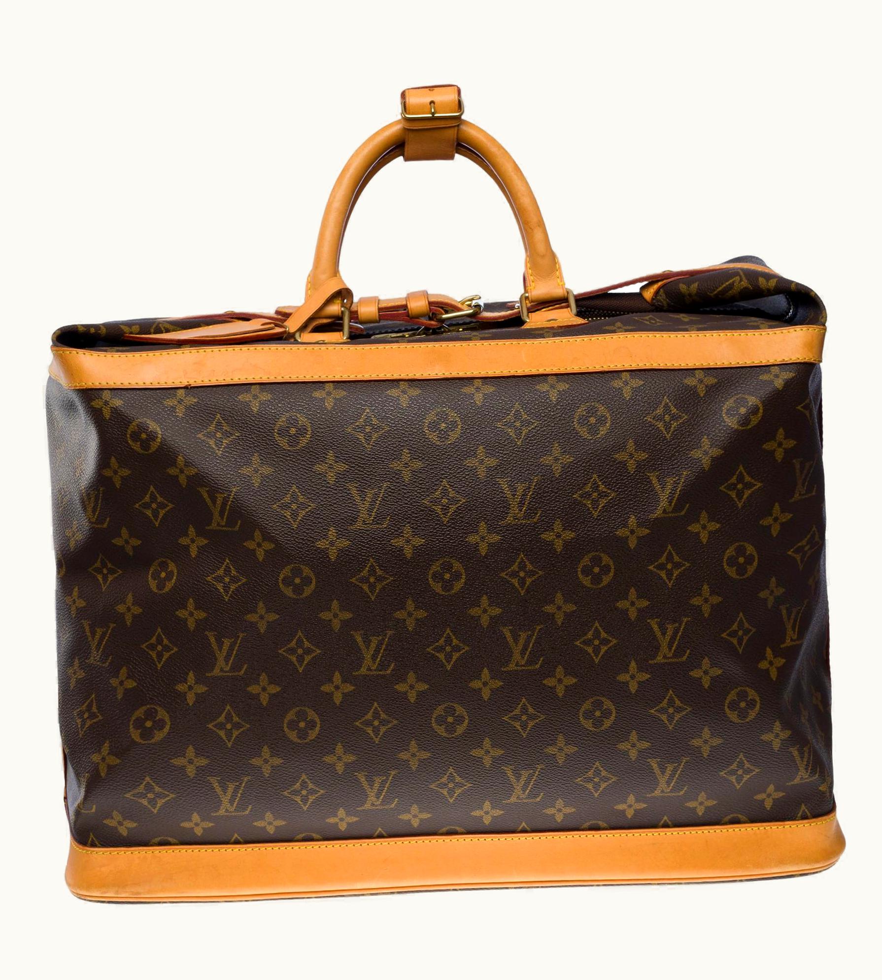 Louis Vuitton Rare Louis Vuitton Cruiser 45 Travel Bag In Brown Monogram Canvas, Ghw