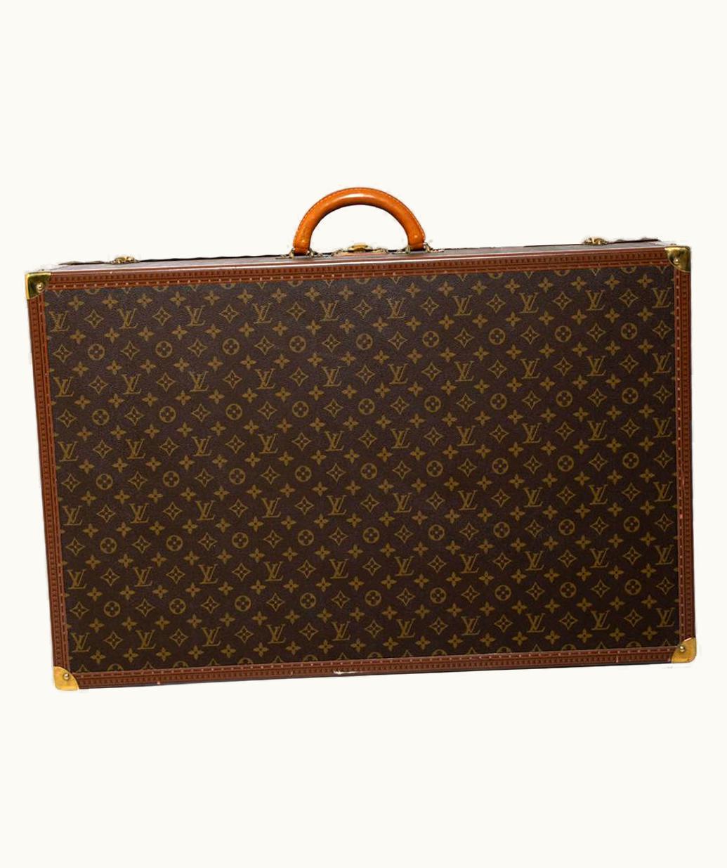 Louis Vuitton Monogram Canvas Alzer 80 Luggage Trunk