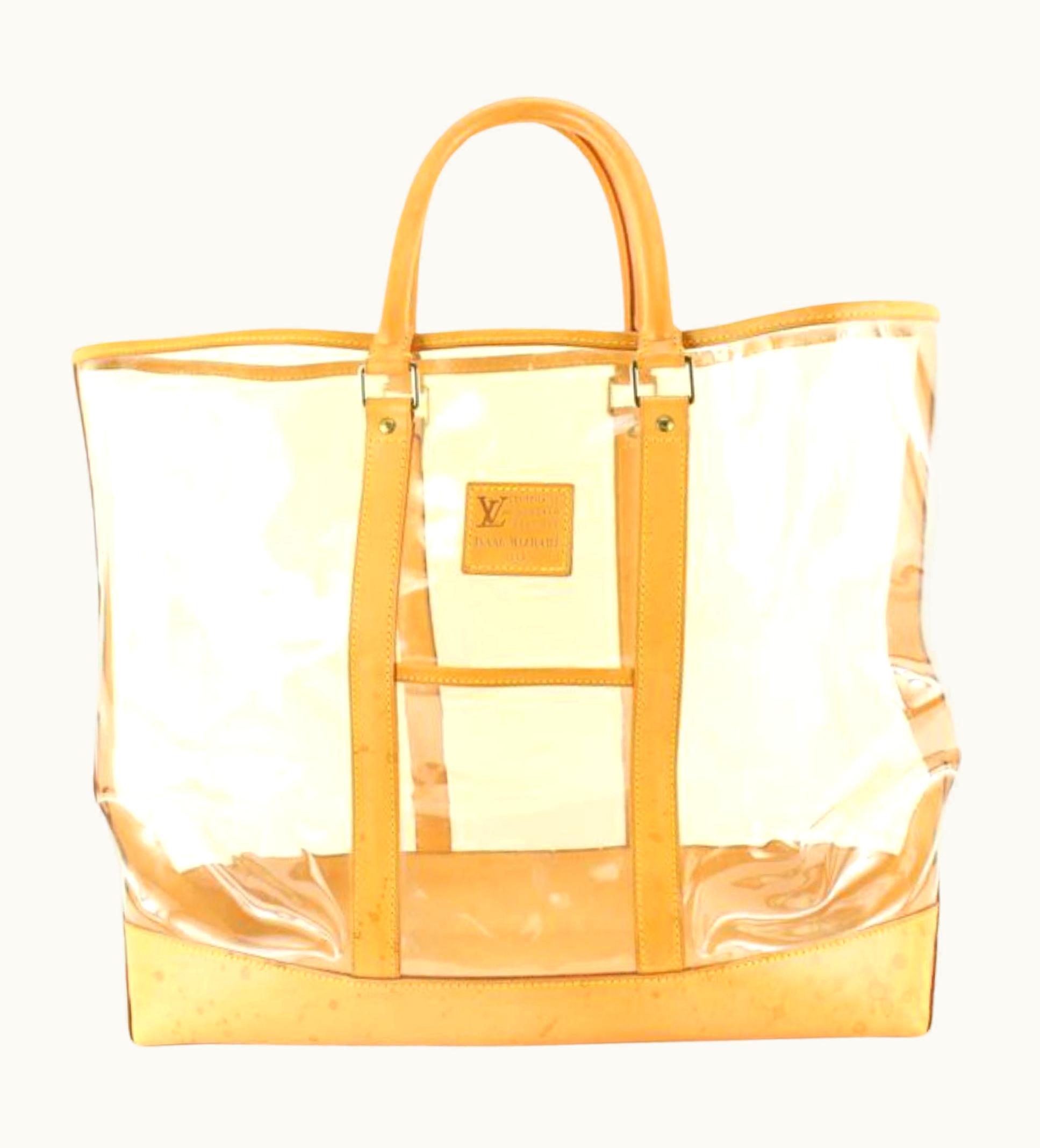 Louis Vuitton Runway 100th Anniversary Isaac Mizrahi 1996 Clear Tote Bag 18lu720