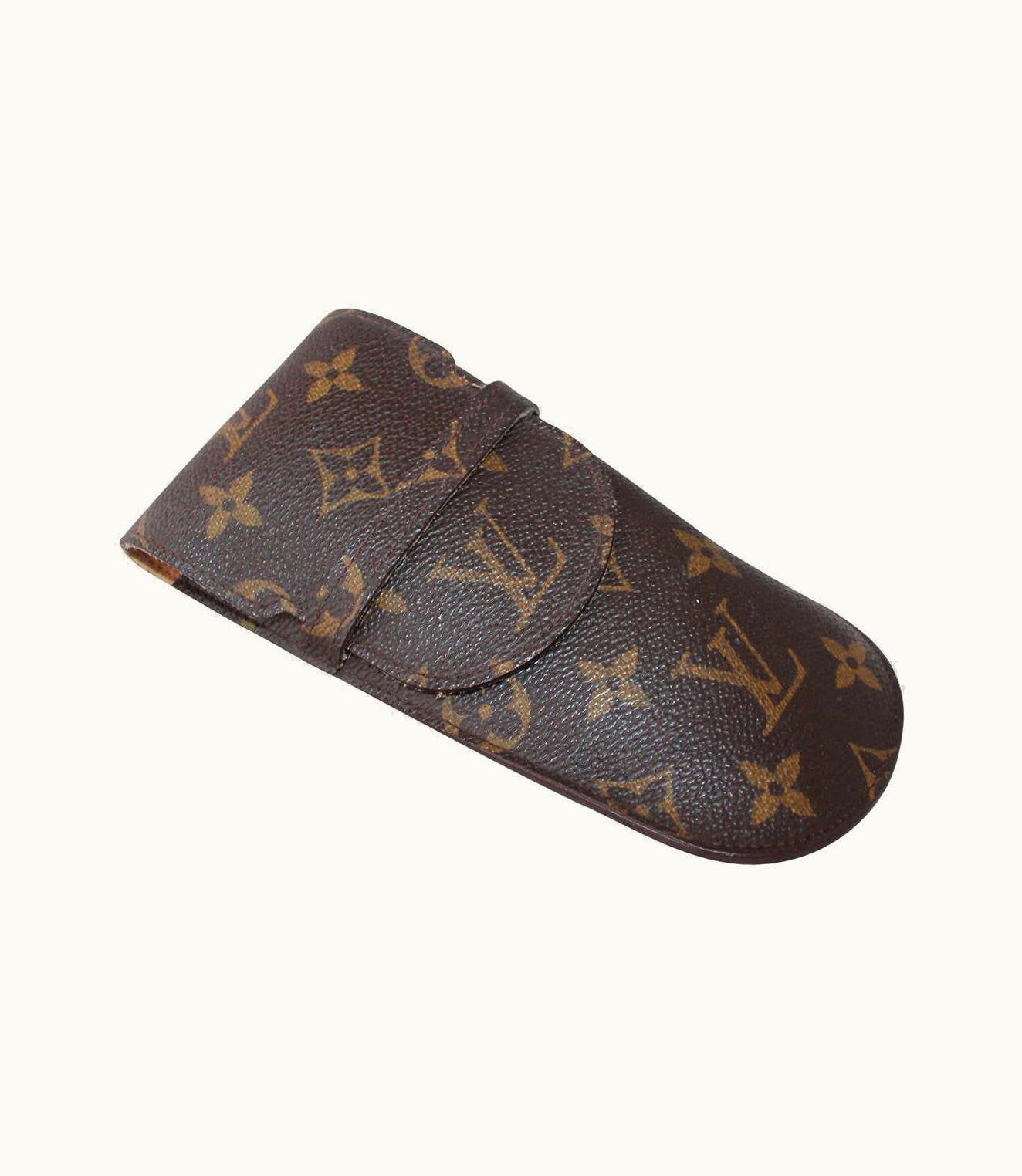 Louis Vuitton 1997 Vintage Brown Monogram Eyeglass Case