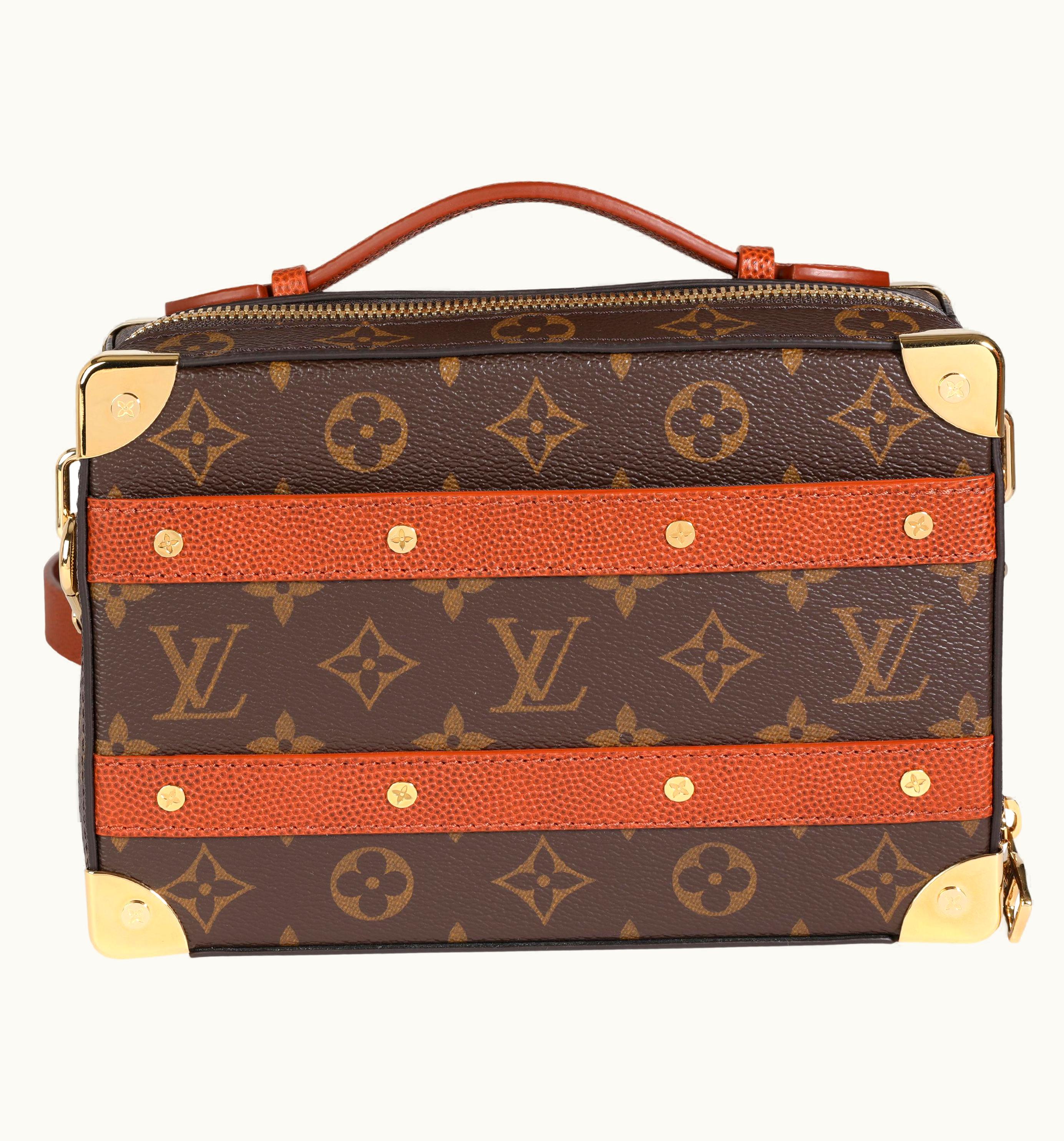 Louis Vuitton Limited Edition Lv Nba Monogram Canvas Handle Trunk