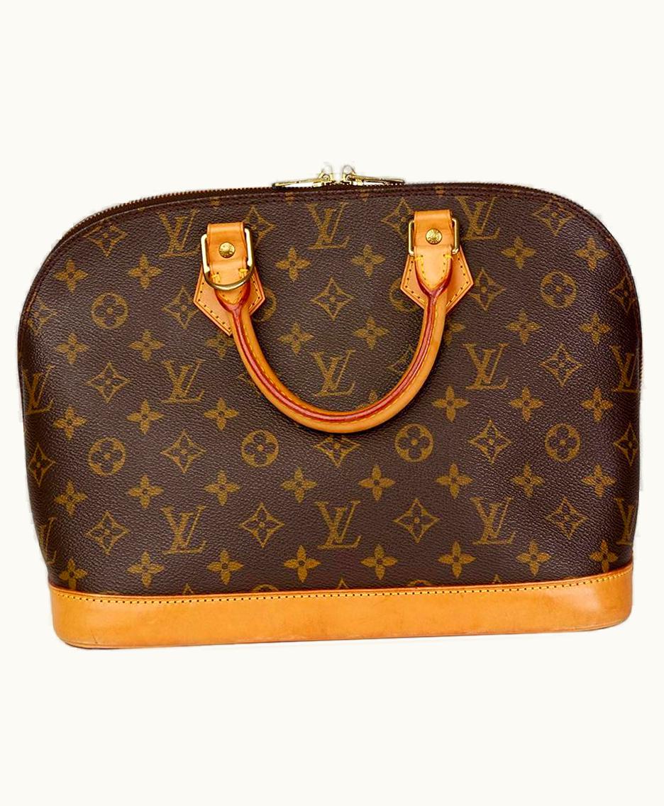 Louis Vuitton 1998 Louis Vuitton Brown Monogram Coated Canvas Vintage Alma Pm