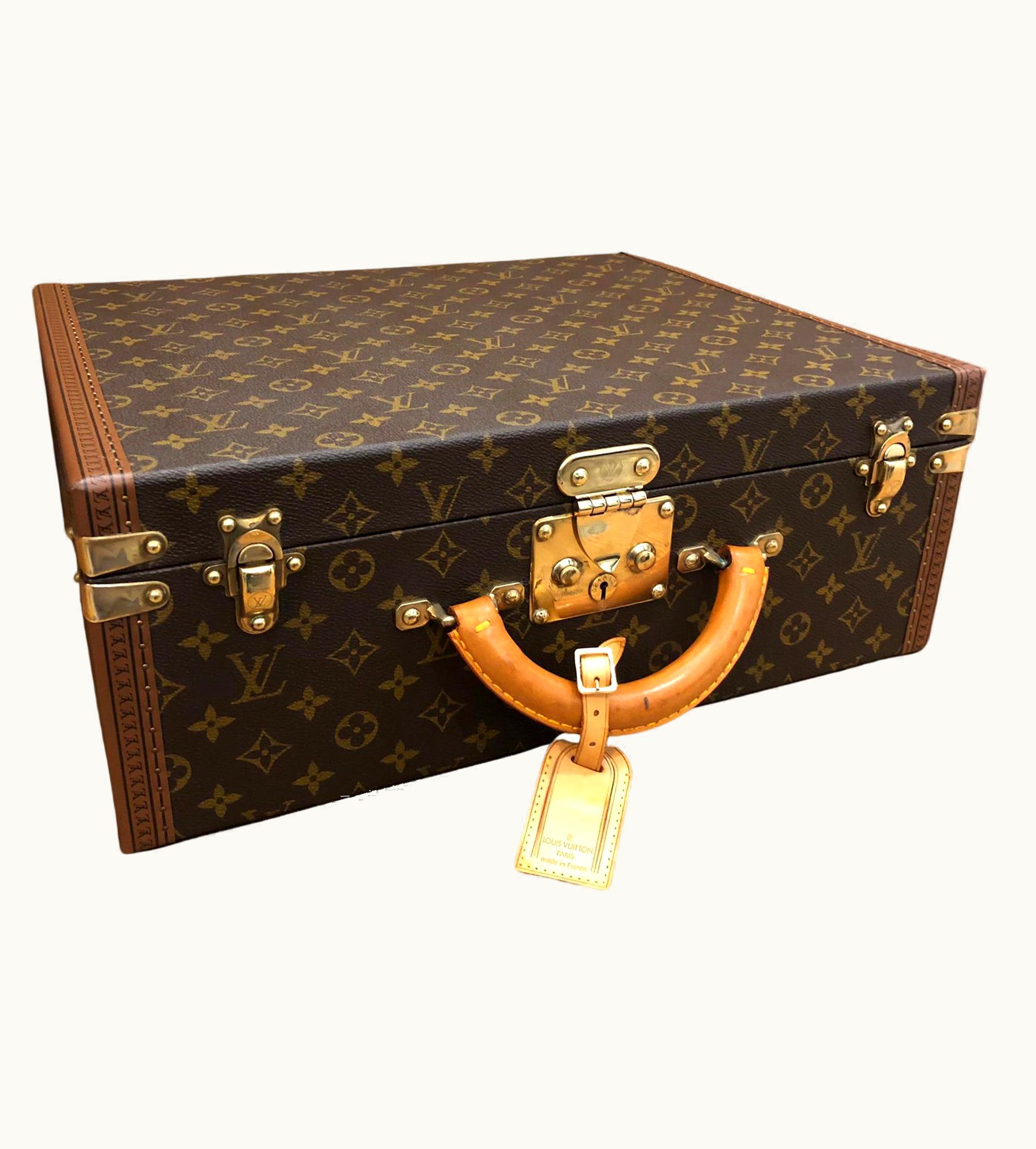 Louis Vuitton 1999 Louis Vuitton Monogram Canvas Super President Trunk Case