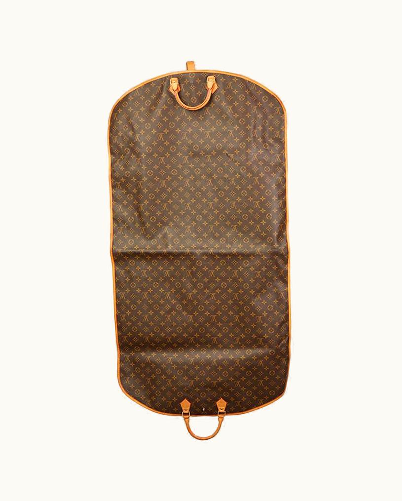 Louis Vuitton 1999 Louis Vuitton Brown Coated Canvas Vintage Garment Cover