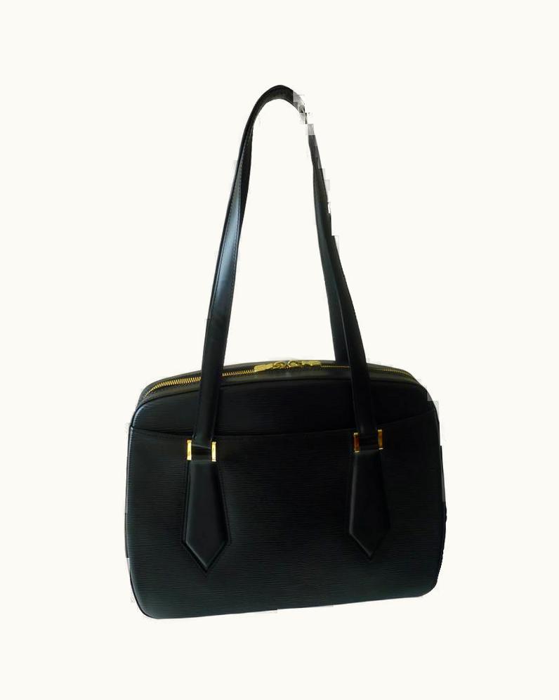Louis Vuitton 1999 Louis Vuitton Voltaire Black Epi Leather Shoulder Bag Ca0929 (feb.99)