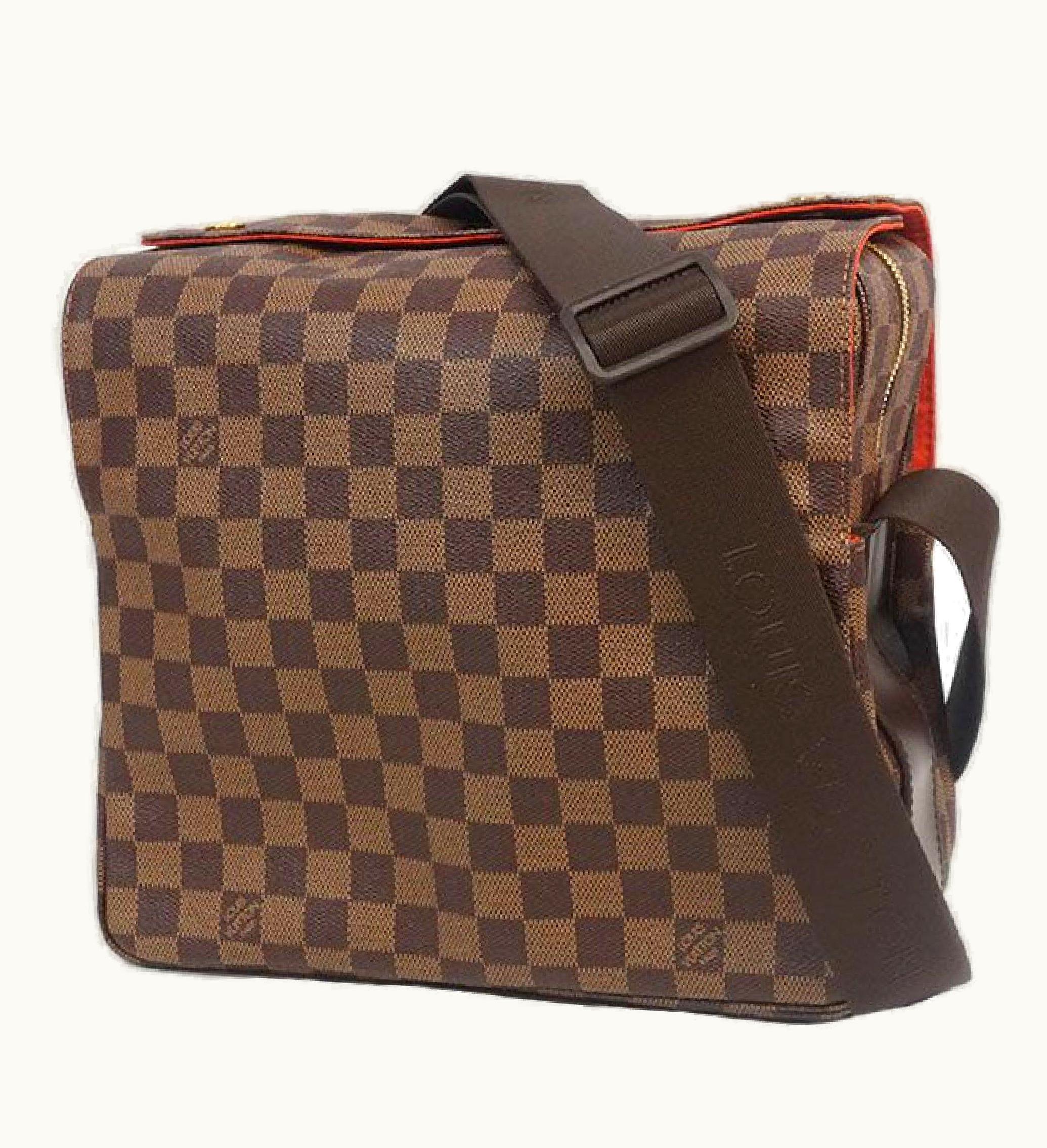 Louis Vuitton Naviglio Womens Shoulder Bag N45255 Damier Ebene