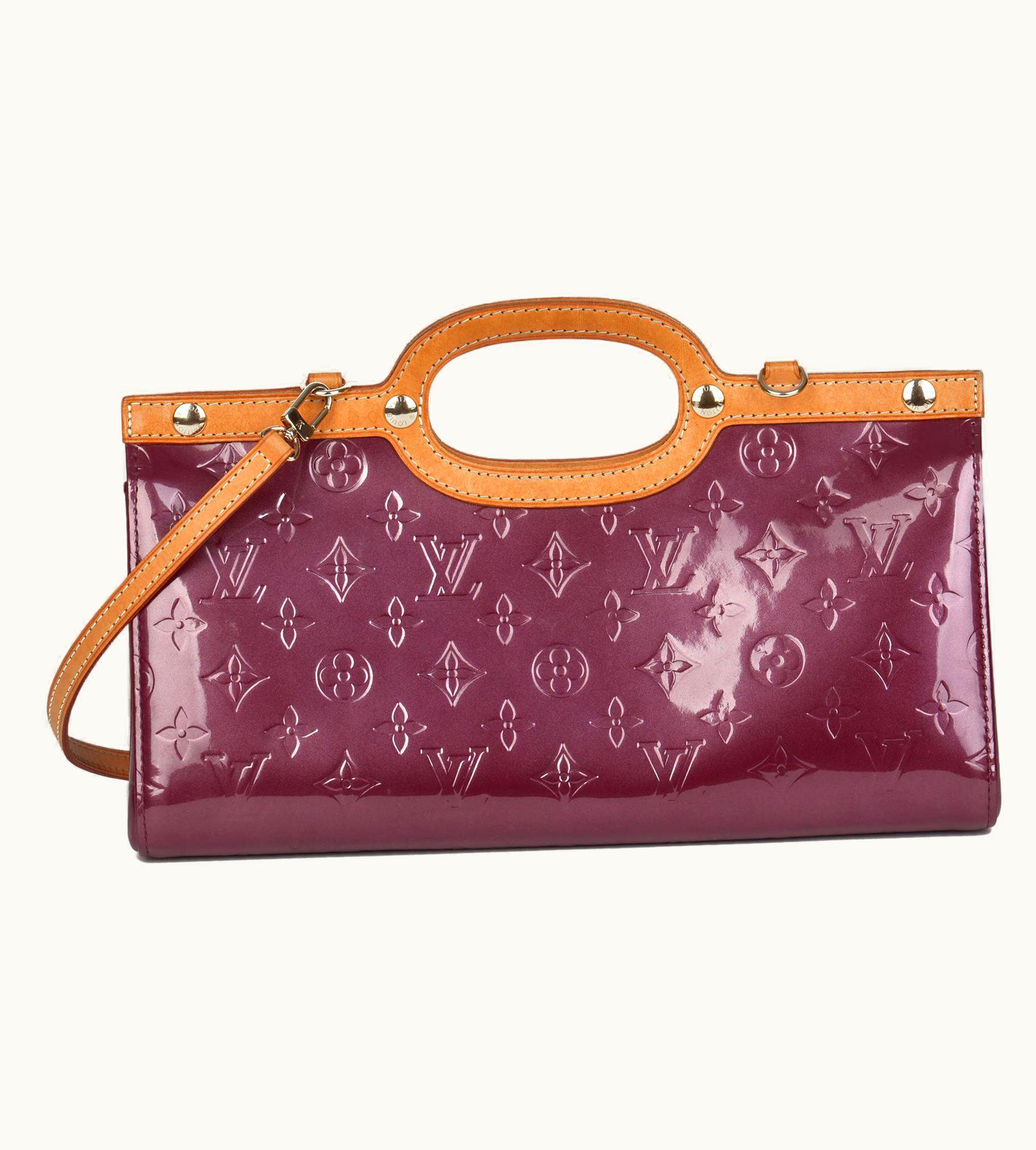 Louis Vuitton Violet Vernis Leather & Vachetta Leather Roxbury Drive UZ0581860