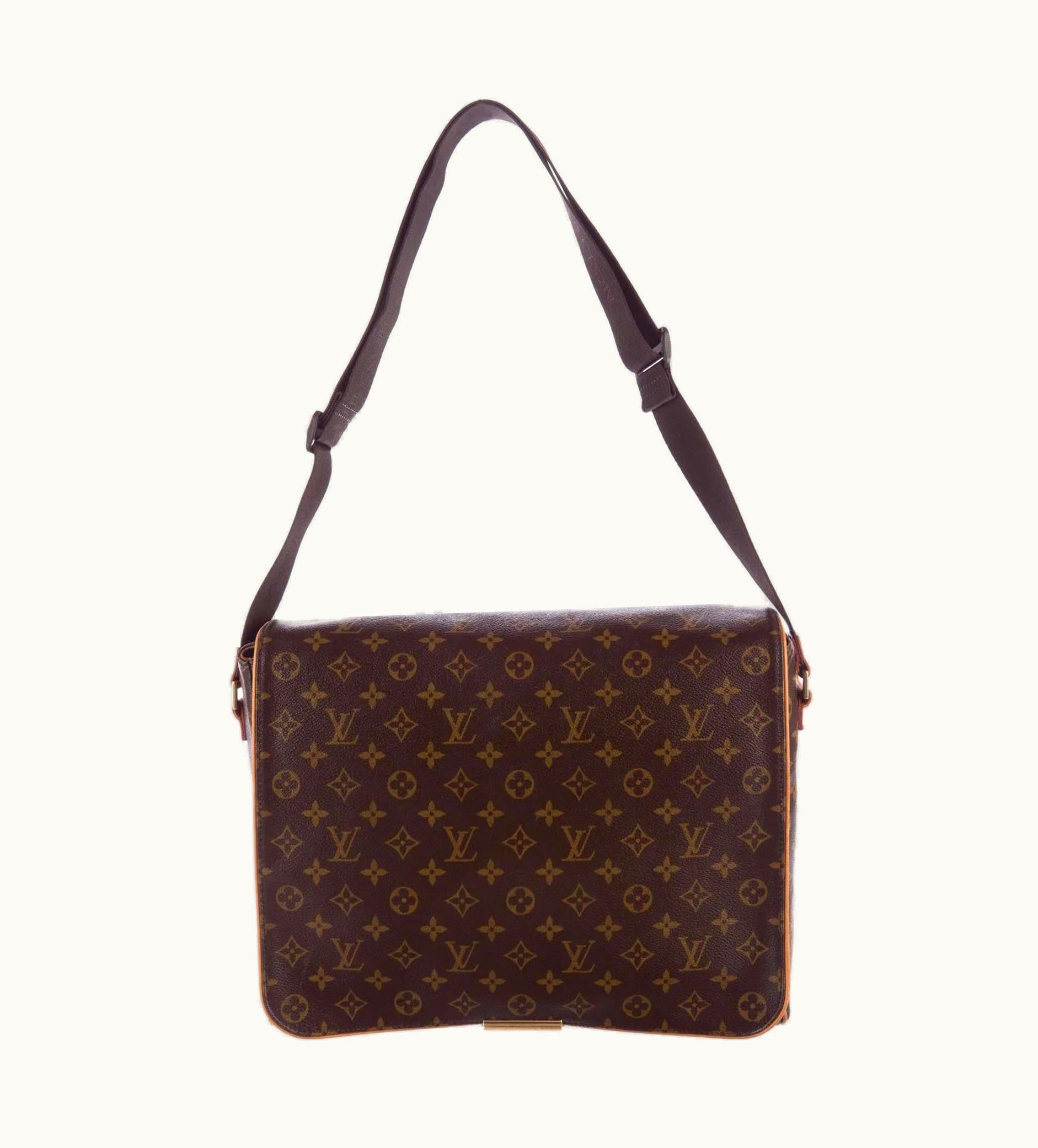 Louis Vuitton Monogram Abbesses Messenger School Book Laptop Bag