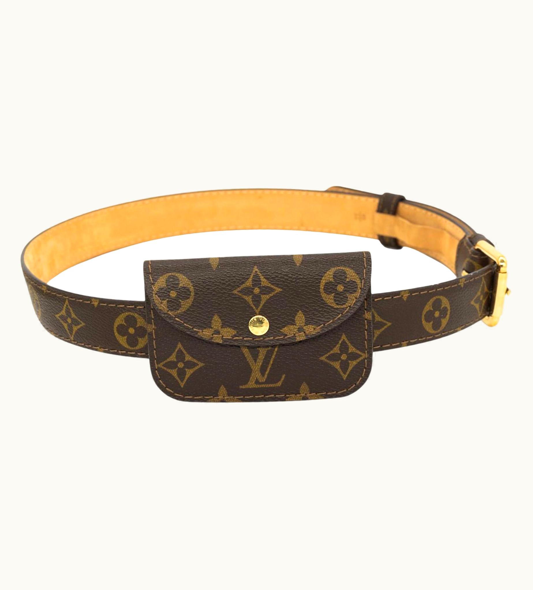 Louis Vuitton Monogram Canvas Ceinture Pochette Solo Belt