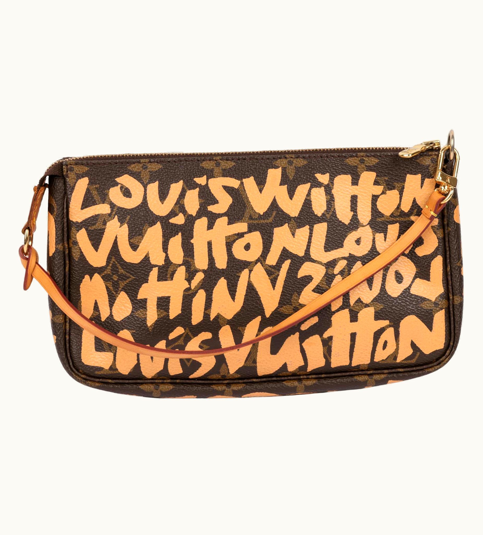 Louis Vuitton Stephen Sprouse Brown Monogram Coated Canvas & Vachetta Leather