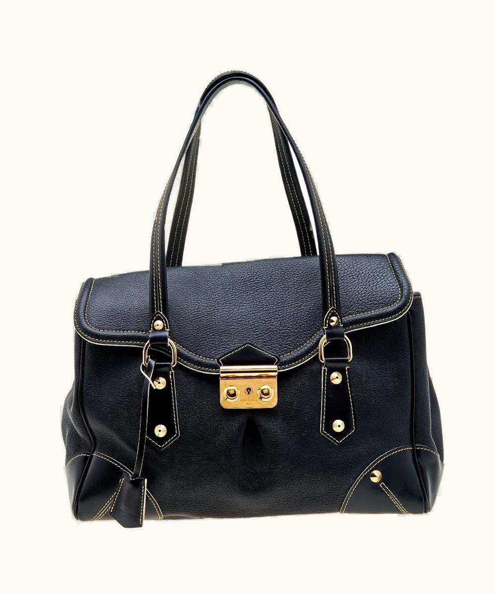 Louis Vuitton Black Suhali Leather 'Absolu De Voyage Bag UZ0581985