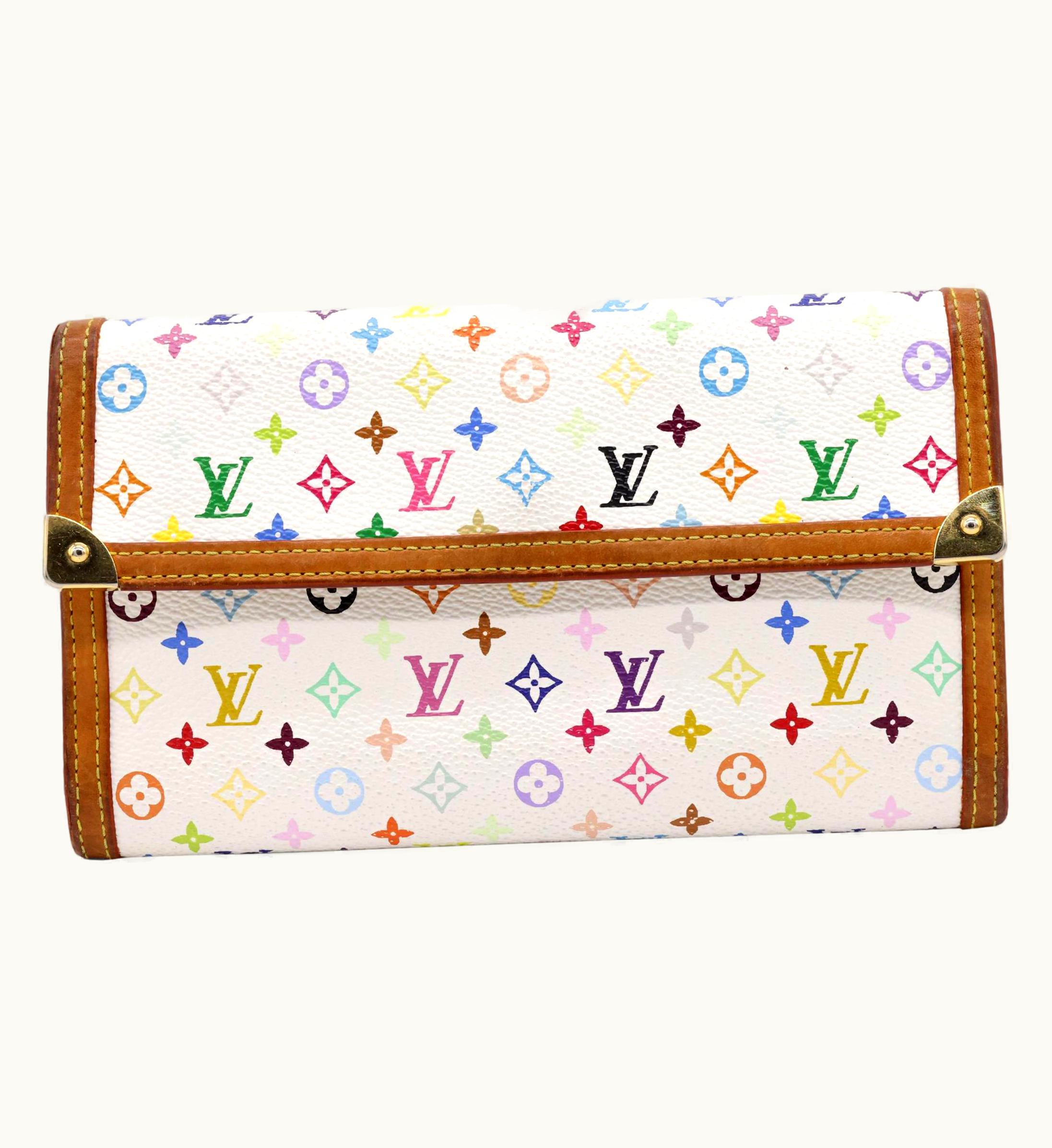 Louis Vuitton Murakami Limited Edition Monogram Multicolor Porte Tresor Wallet
