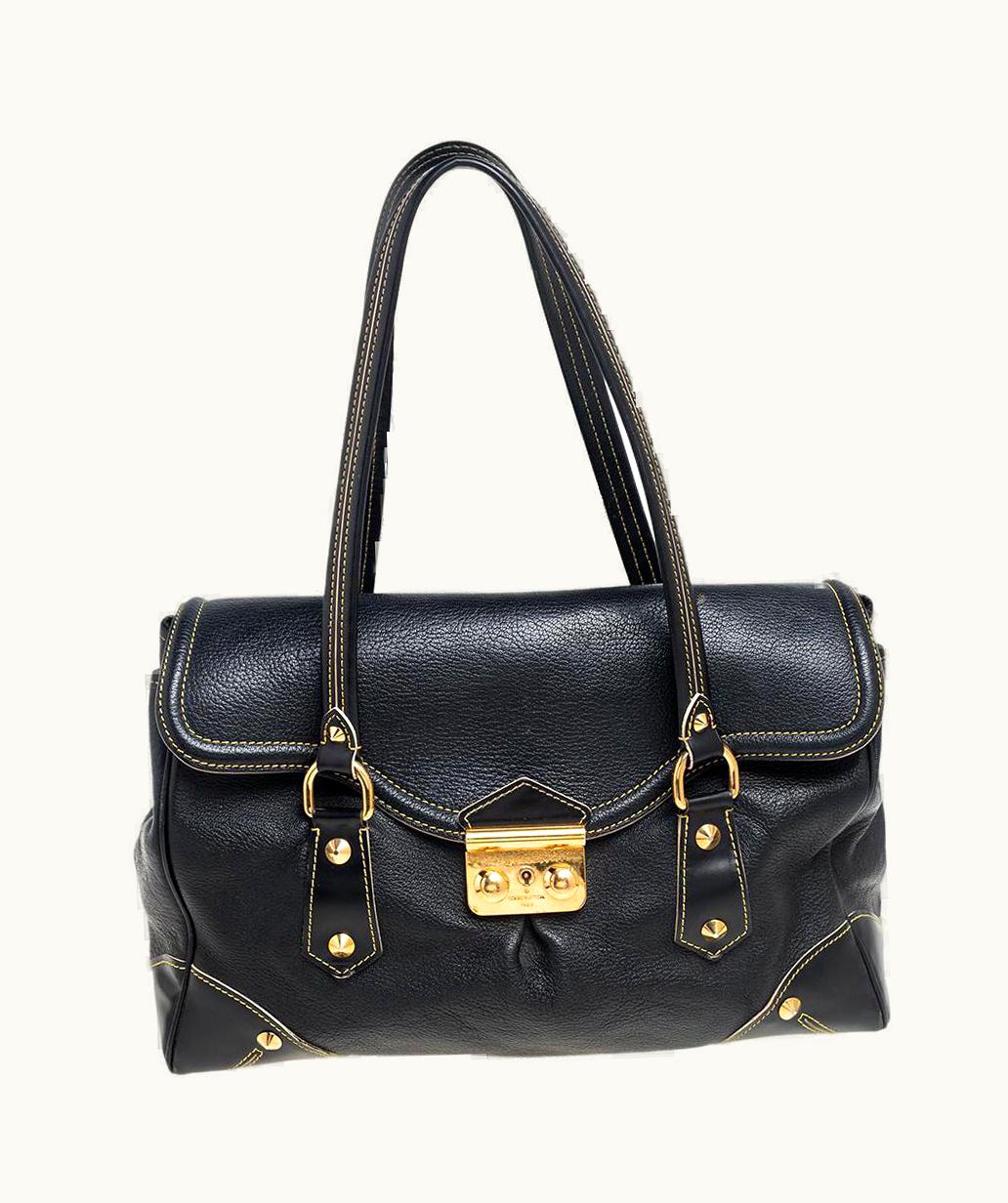 Louis Vuitton Black Suhali Leather 'Absolu De Voyage Bag UZ0582002