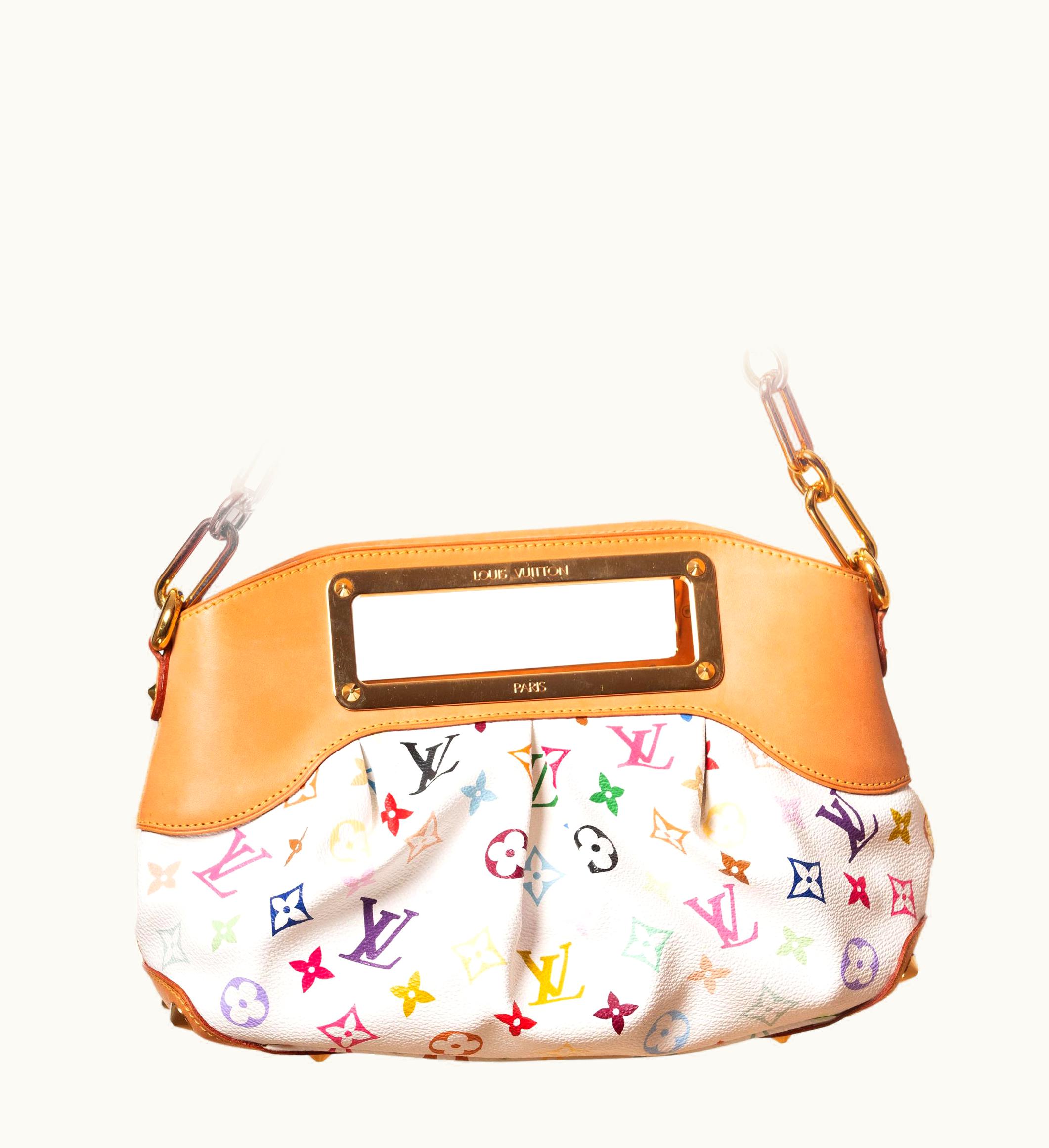 Louis Vuitton Murakami White Multicolor Monogram Judy Pm Bag
