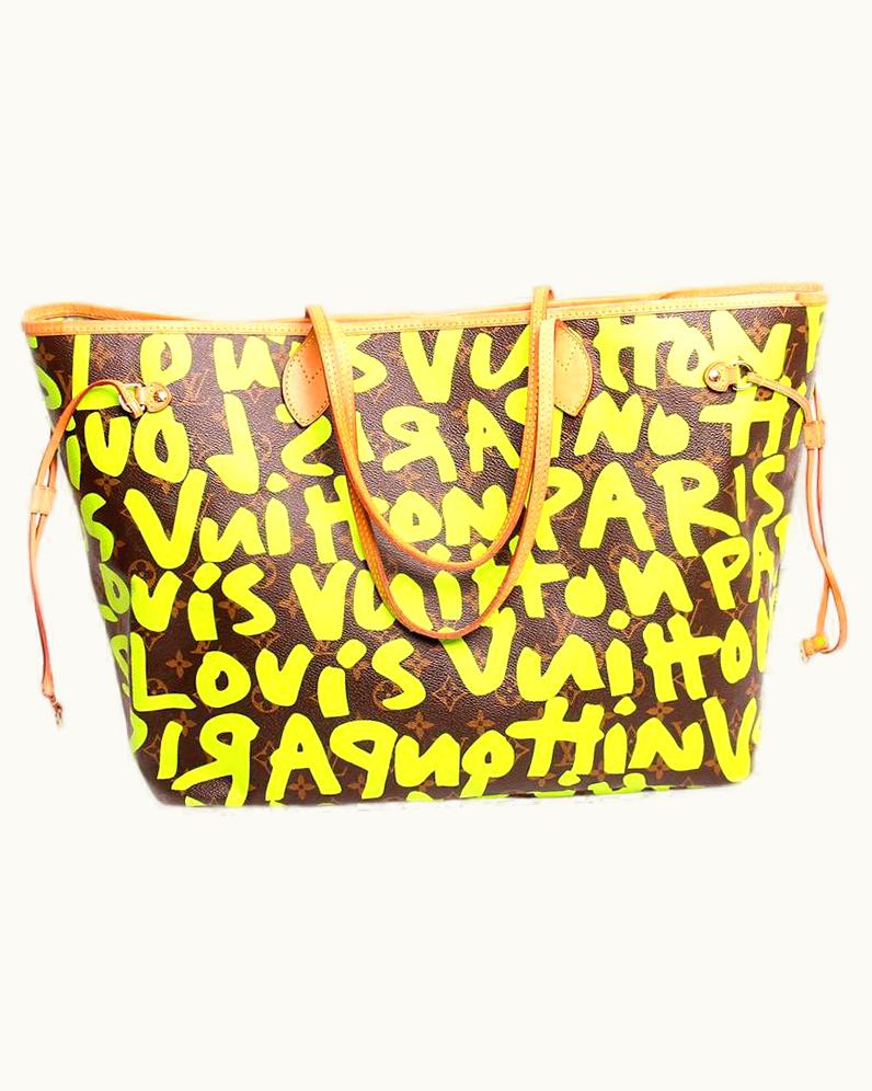 Louis Vuitton Stephen Sprouse Monogram Green Graffiti Neverfull Gm Tote