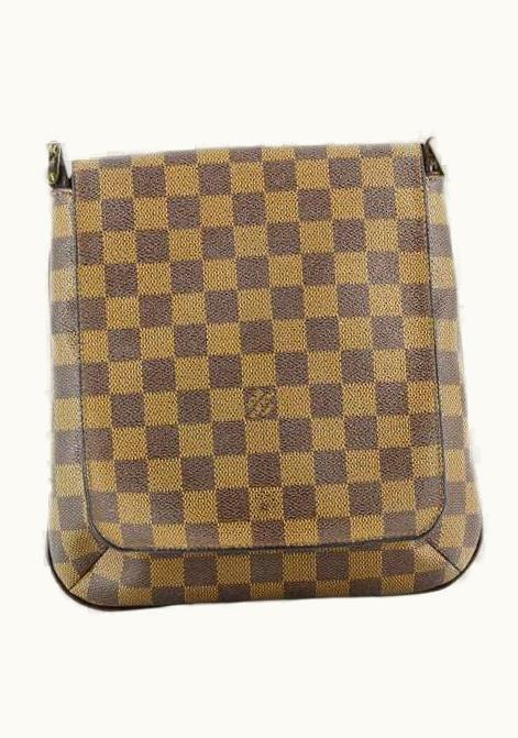 Louis Vuitton 2000' Musette Ebene Bag In Brown Canvas