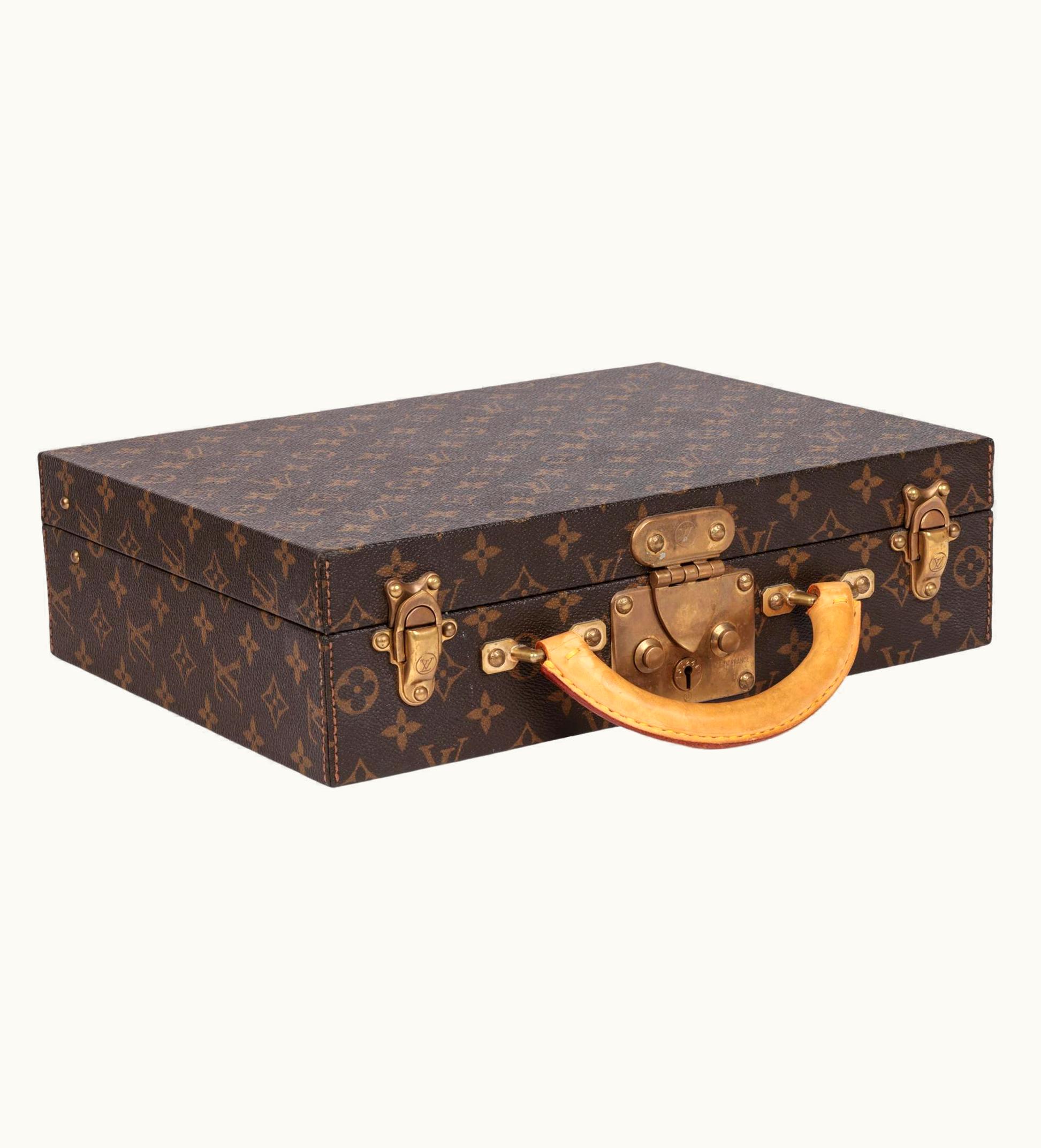 Louis Vuitton Brown Monogram Coated Canvas Jewellery Case