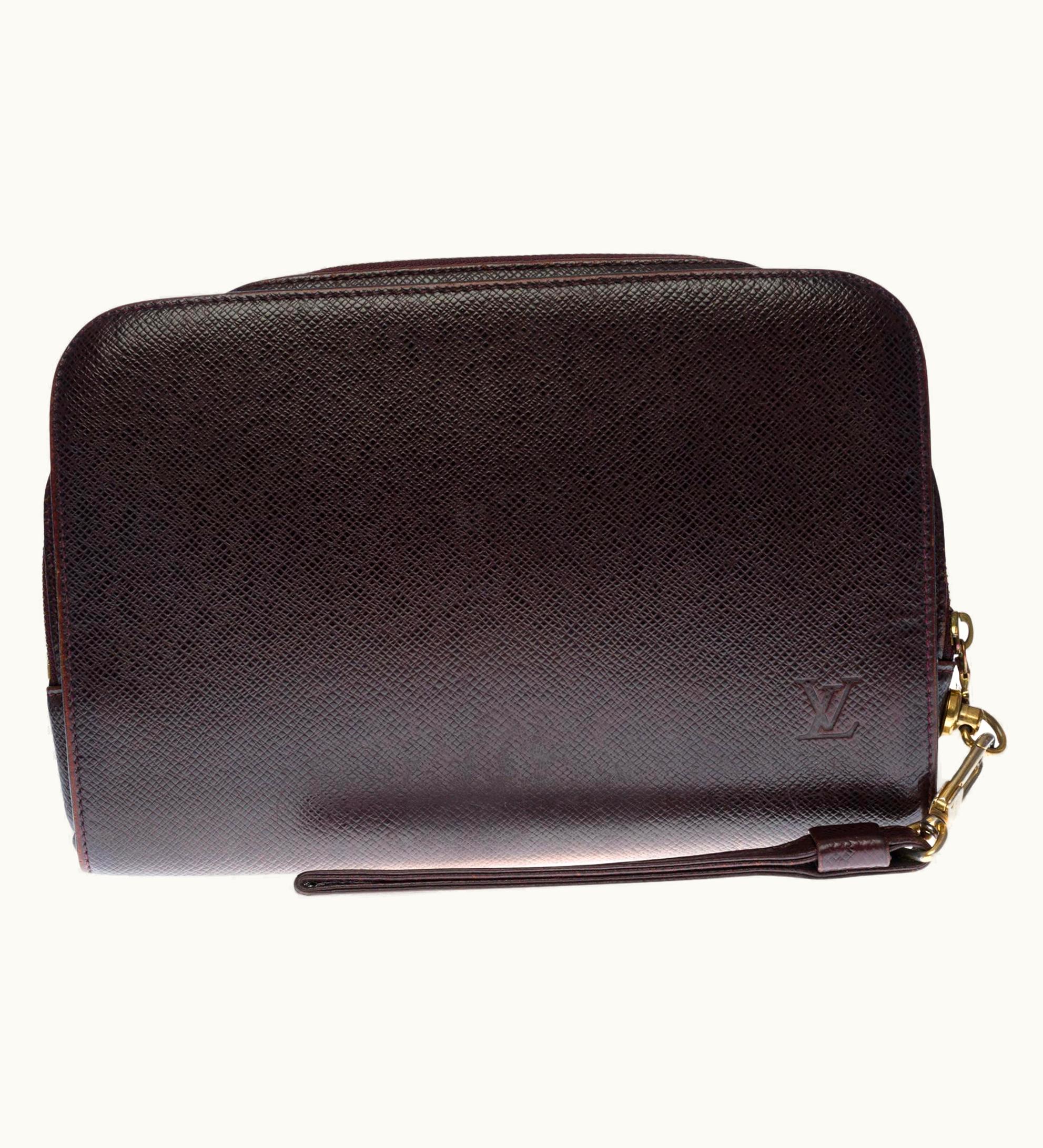 Louis Vuitton Louis Vuitton Satchel In Brown Taïga Leather And Gold Hardware