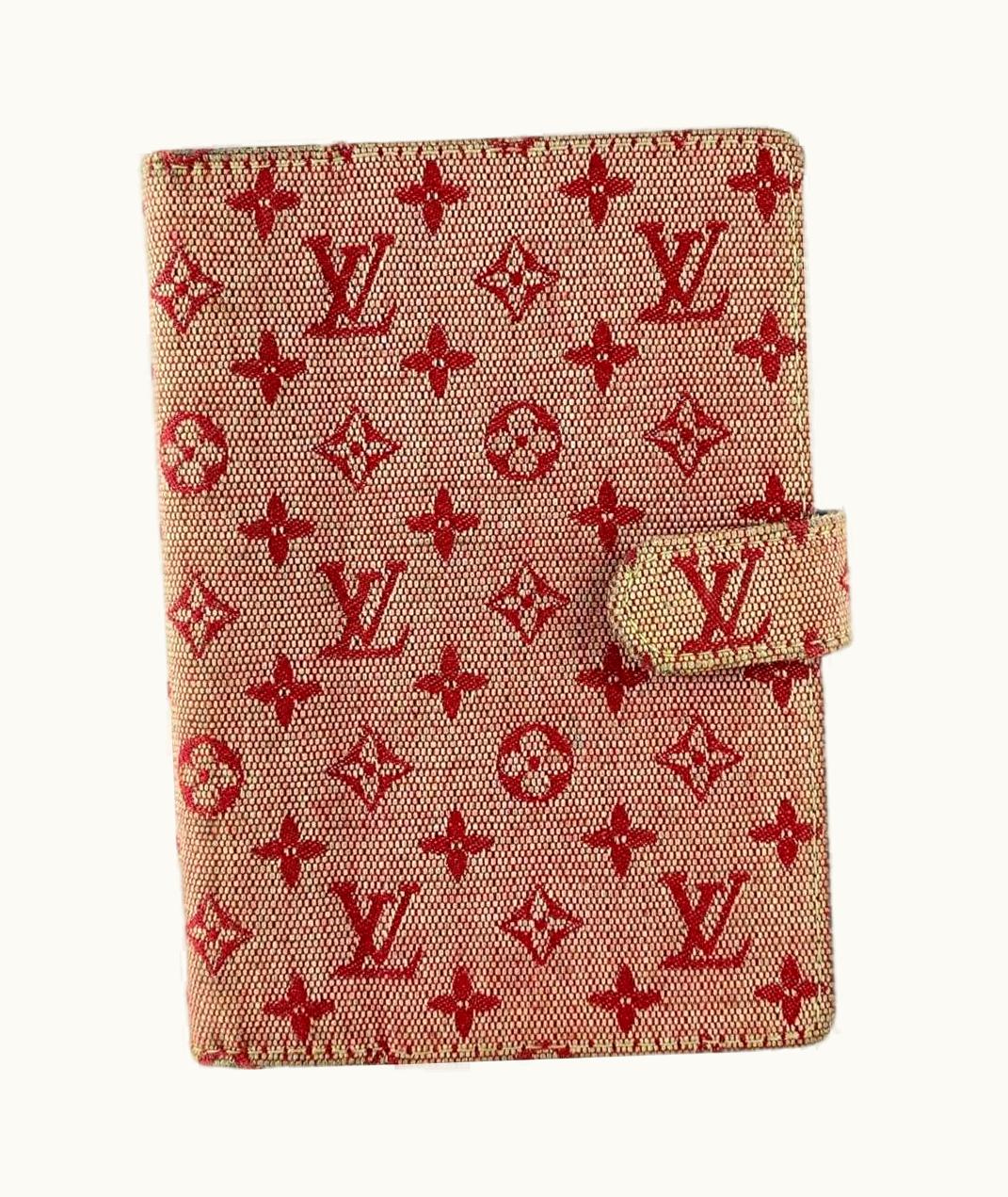 Louis Vuitton Louis Vuitton Cerise Monogram Mini Lin Small Ring Agenda 12lva1022