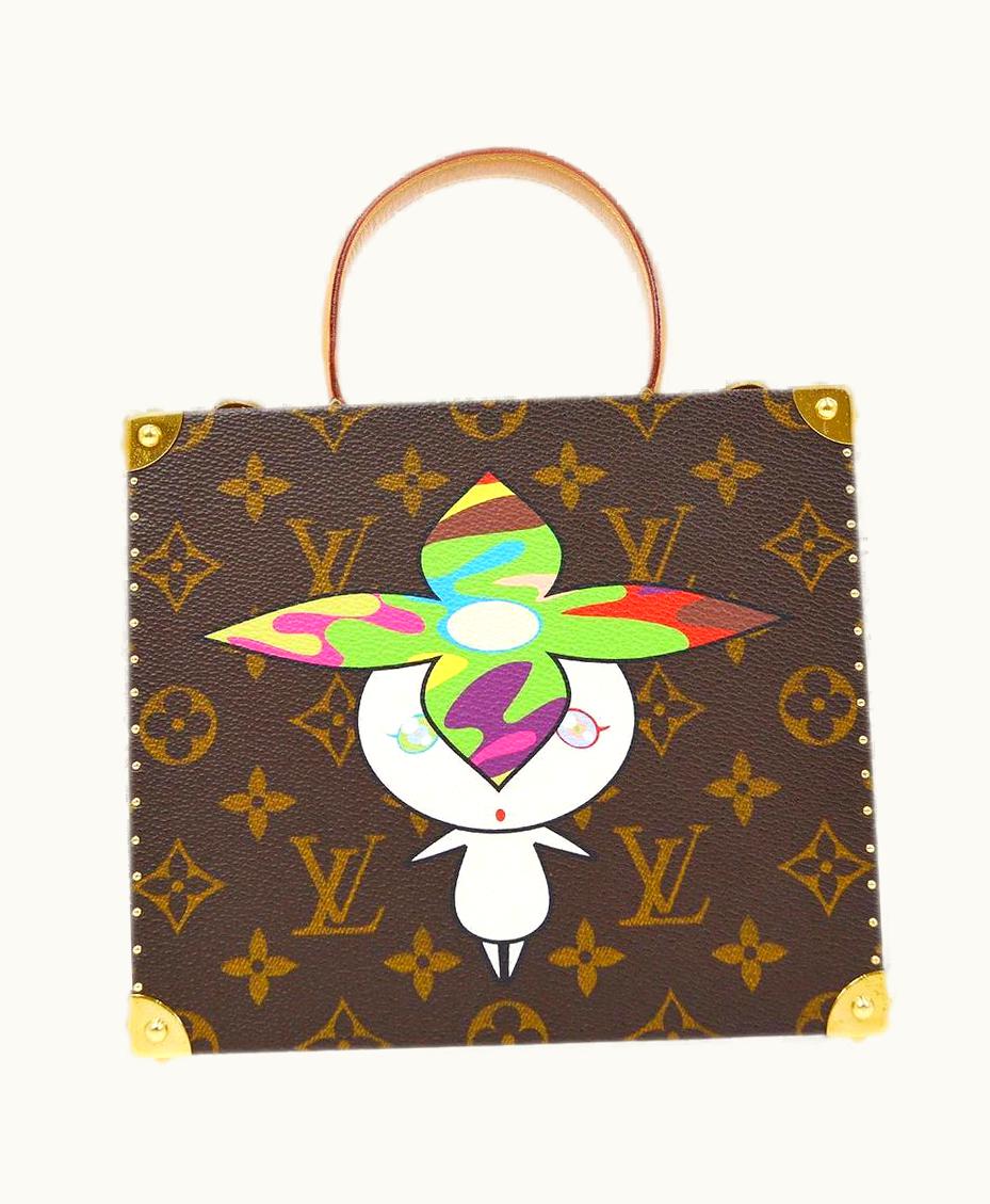 Louis Vuitton Louis Vuitton Takashi Murakami Monogram Painted Jewelry Travel Trunk Case