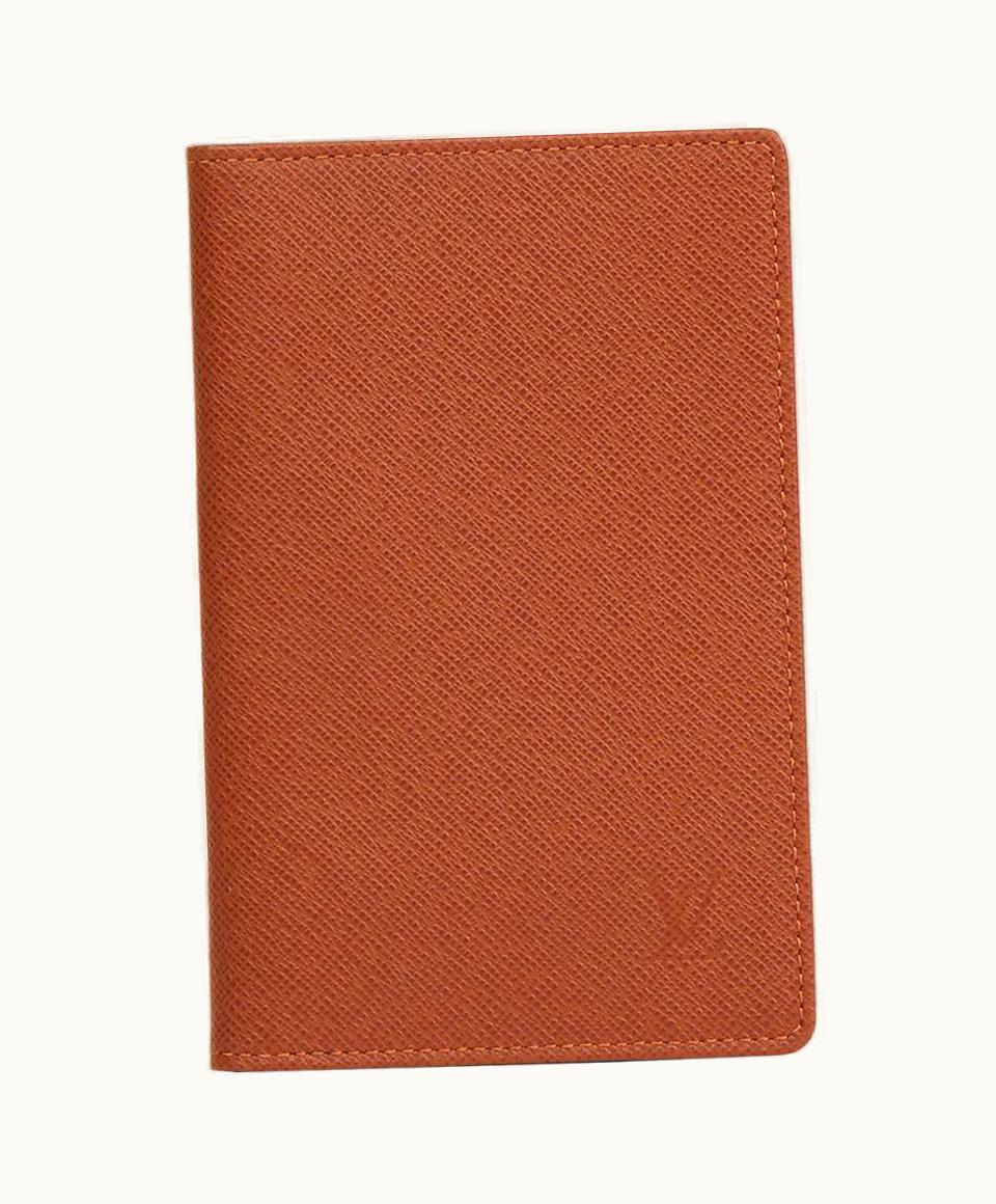 Louis Vuitton Louis Vuitton Brown Taiga Leather Id Card Holder 2003