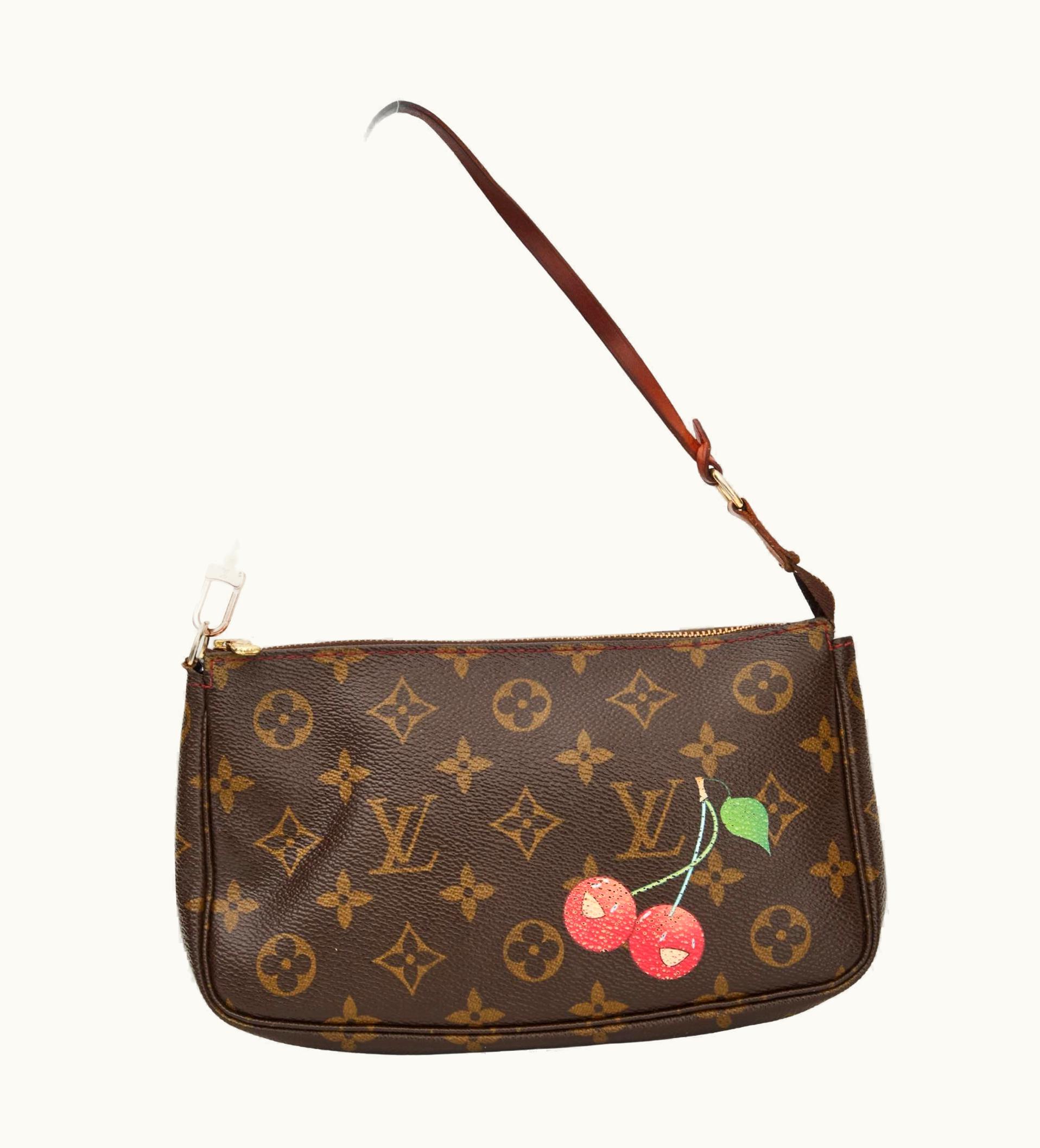 Louis Vuitton Louis Vuitton Pochette Accessories Monogram Murakami Cherry (2004)