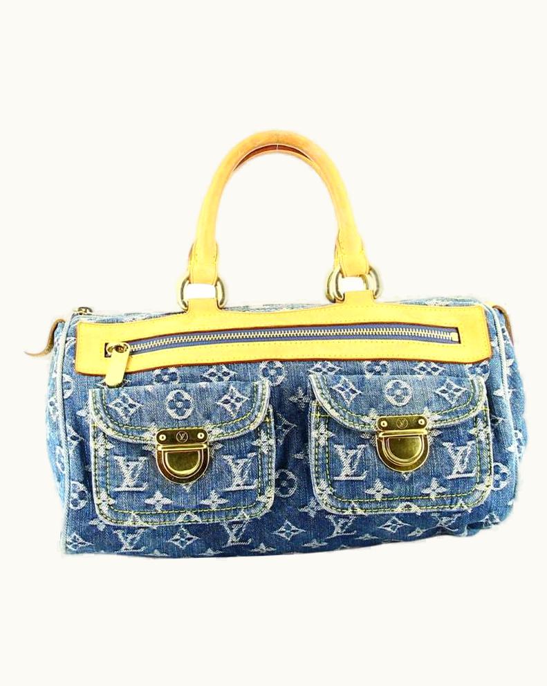 Louis Vuitton Louis Vuitton 2005 Neo Speedy Bag In Monogrammed Denim
