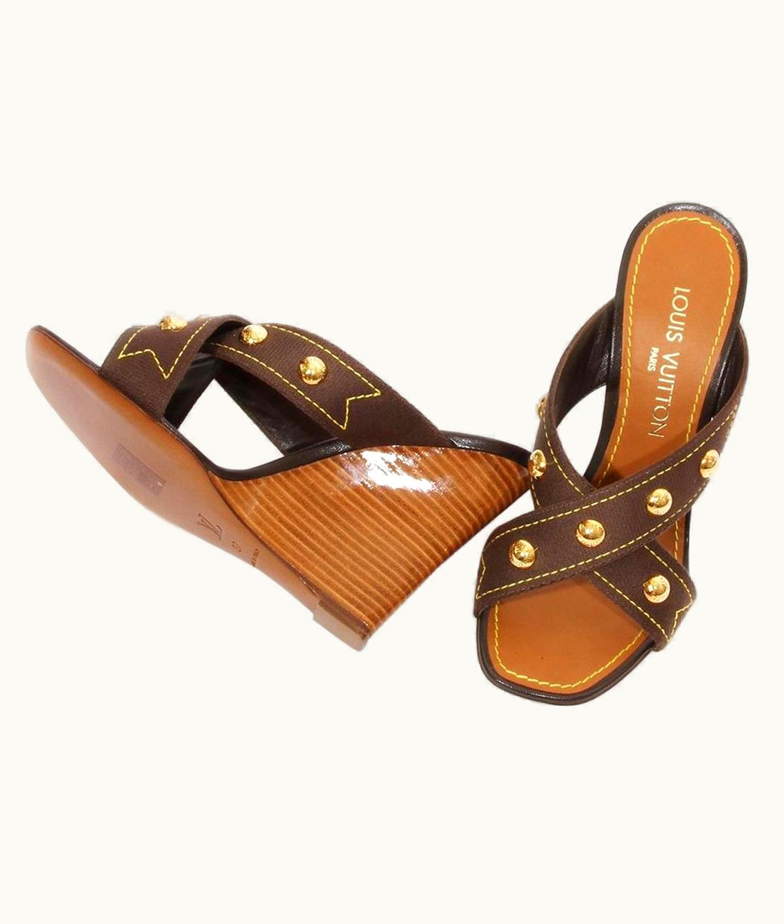 Louis Vuitton Louis Vuitton Stud Wedge S/S Antigua Collection 2005