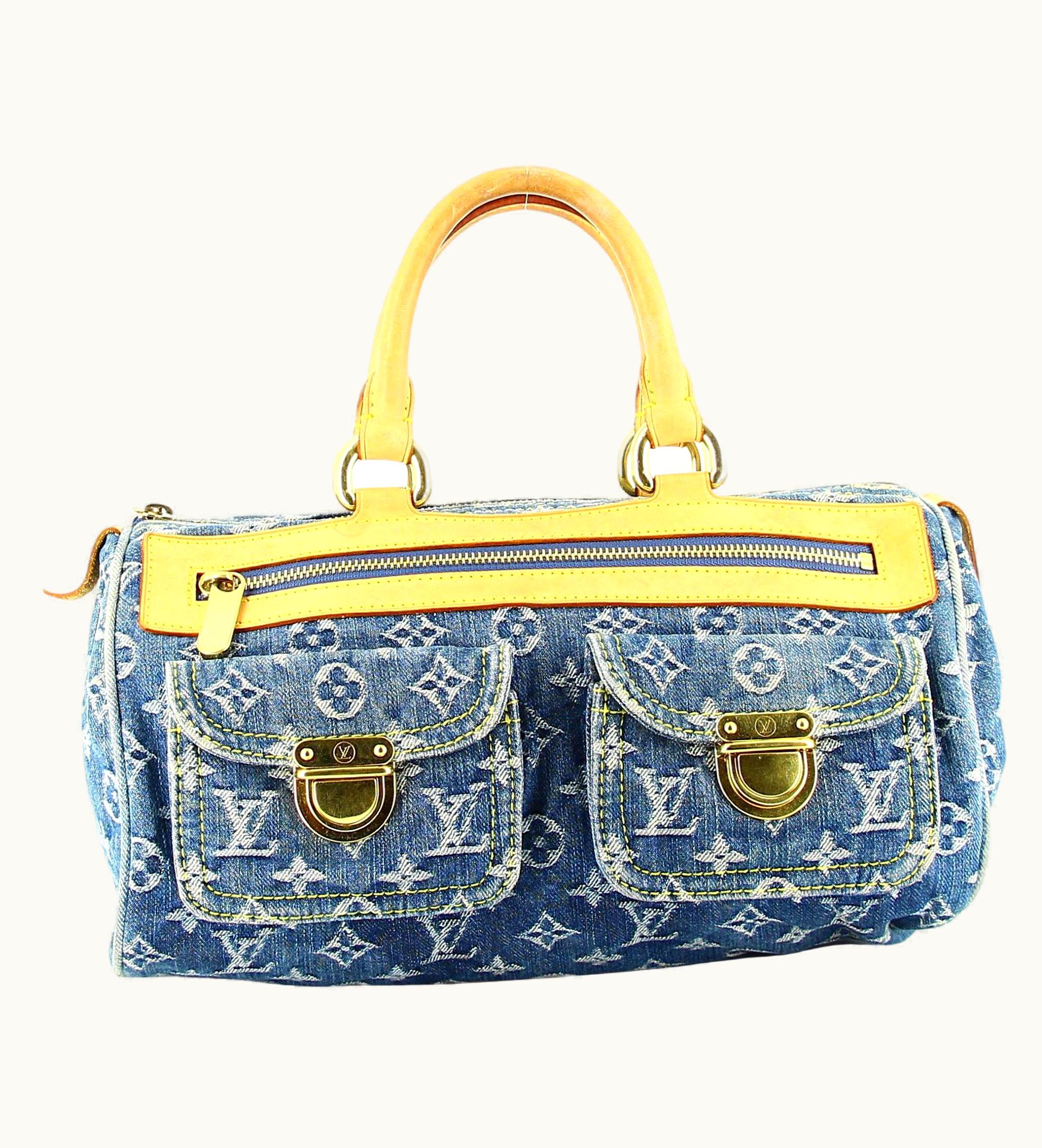 Louis Vuitton 2005 Louis Vuitton Neo Speedy Bag In Monogram Denim