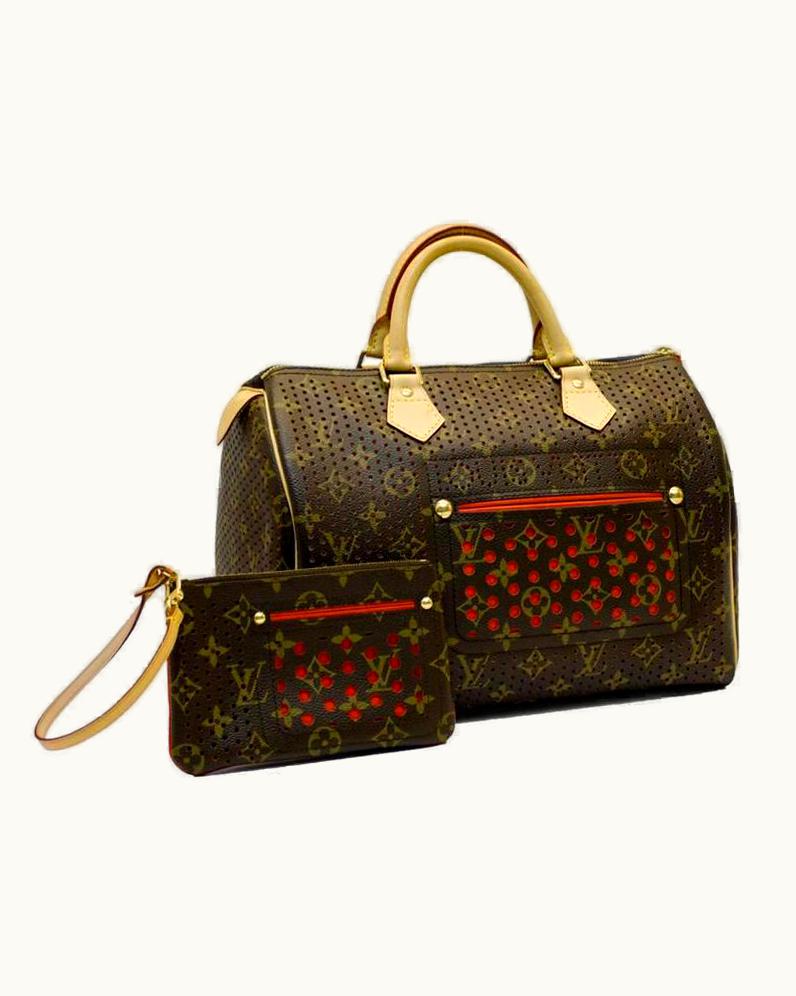 Louis Vuitton 2006 Special Edition Louis Vuitton Perforated Speedy Bag