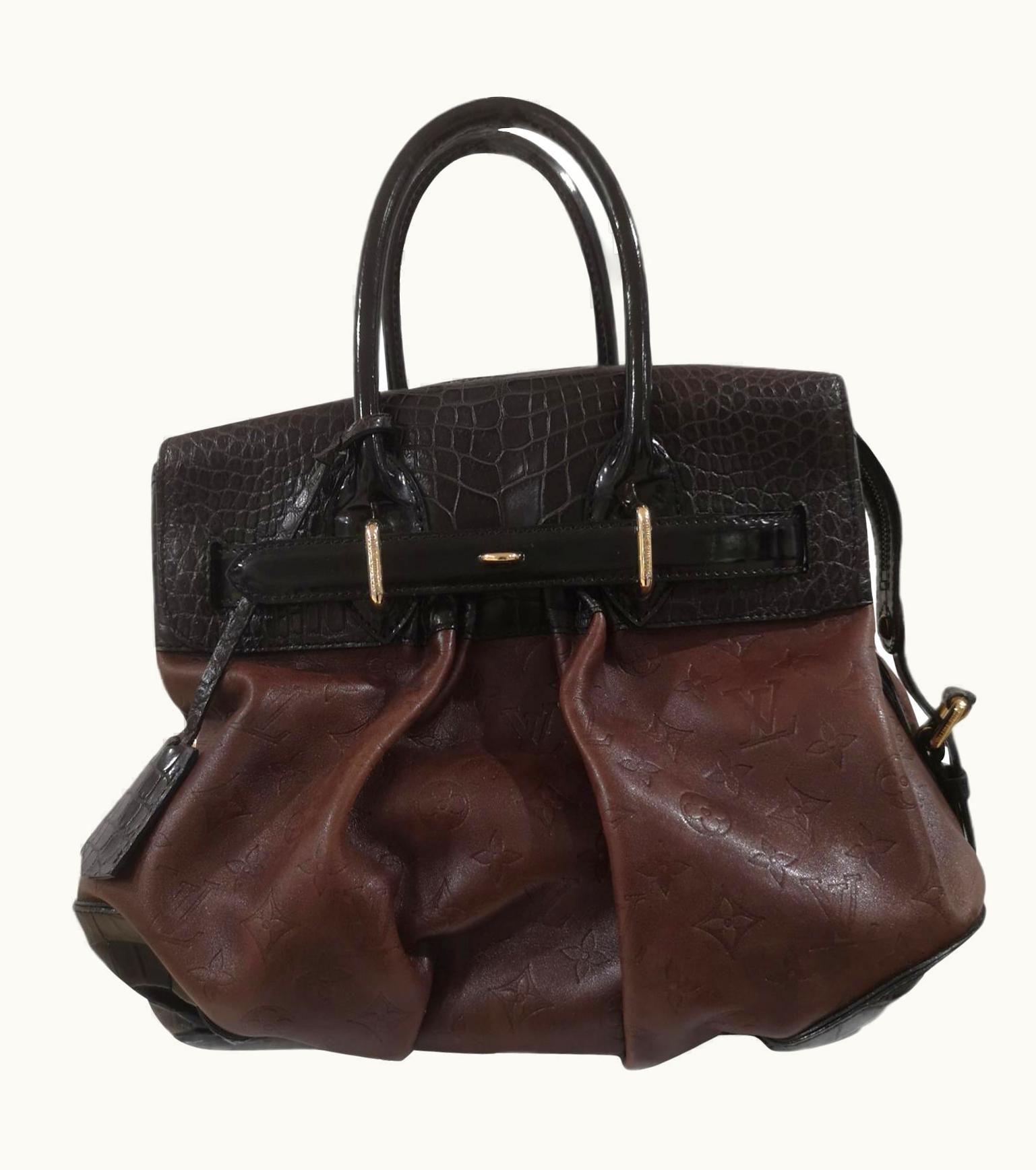 Louis Vuitton Louis Vuitton Limited Edition Les Extraordinaire Alligator Handle Shoulder Bag