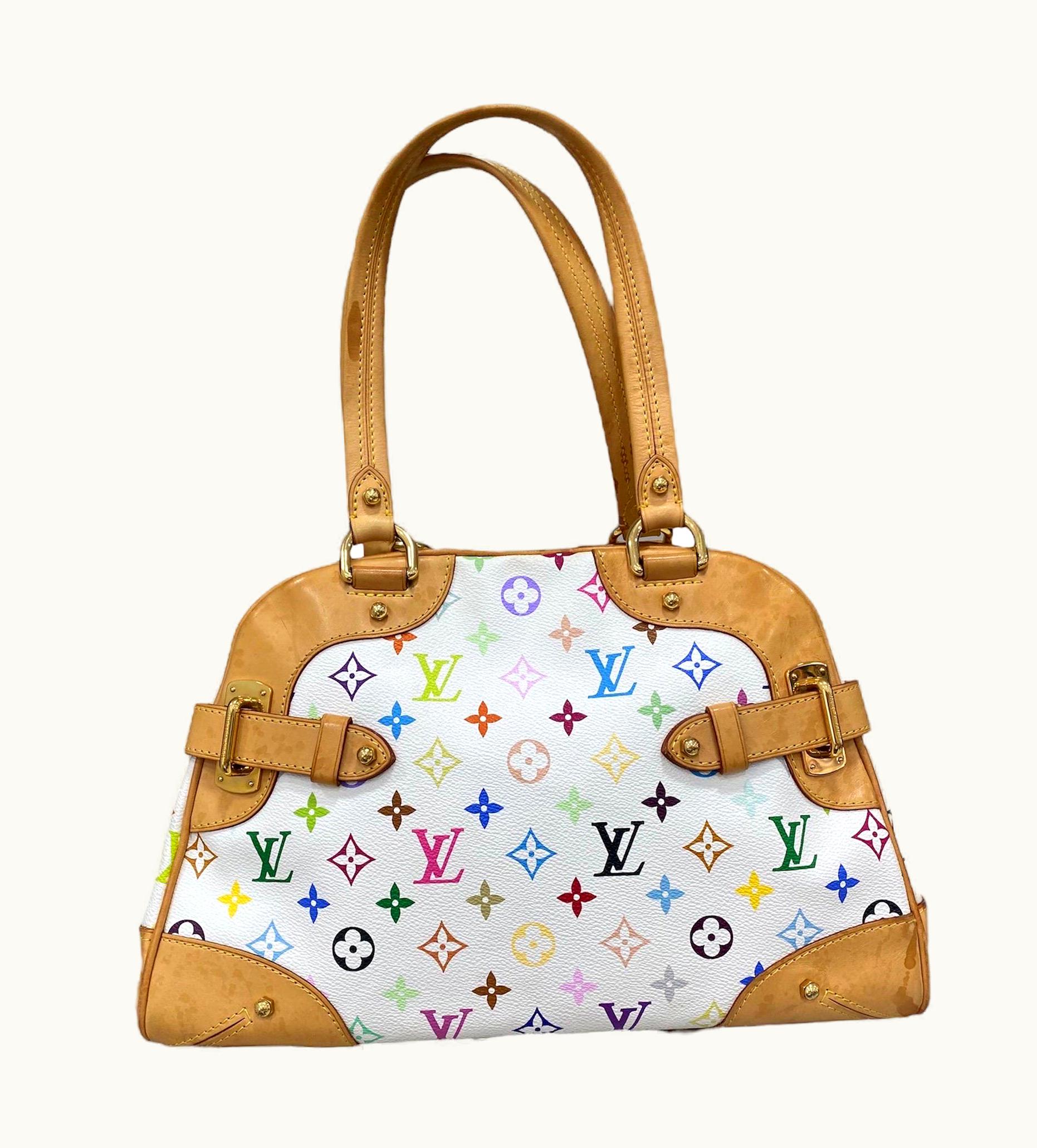 Louis Vuitton 2010 Louis Vuitton Claudia Multicolor Bag Limited Edition Takashi Murakami