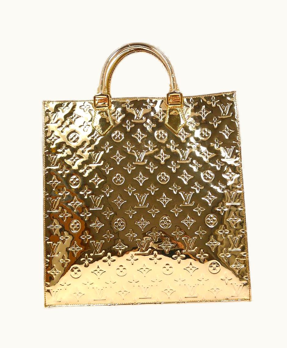 Louis Vuitton Louis Vuitton Gold Monogram Mirror Gold Hardware Top Handle Travel Tote Bag