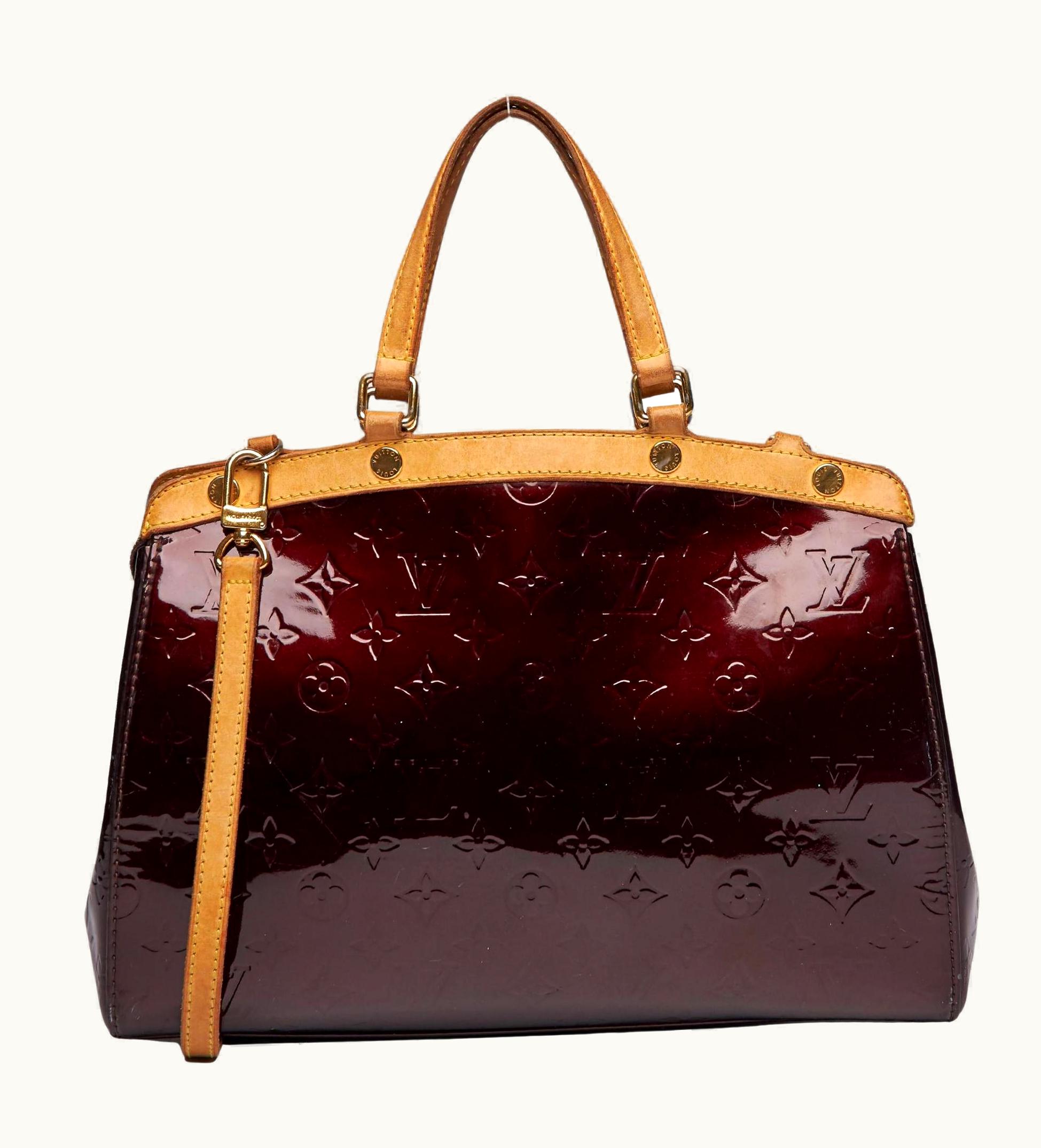 Louis Vuitton Louis Vuitton Vernis Amarante Monogram Brea mm Tote Bag (2010)