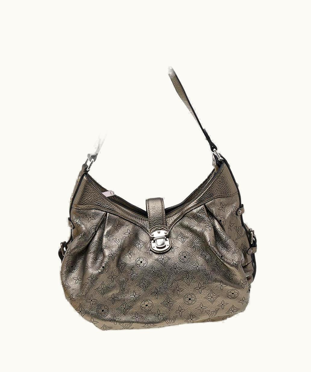 Louis Vuitton Louis Vuitton Argent Monogram Mahina Leather Bag UZ0582250