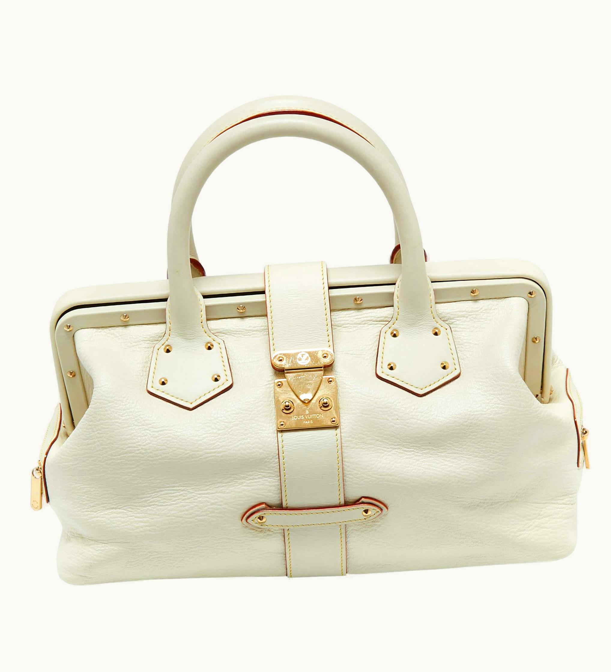 Louis Vuitton Louis Vuitton Off White Suhali Leather Lingenieux Pm Bag UZ0582252