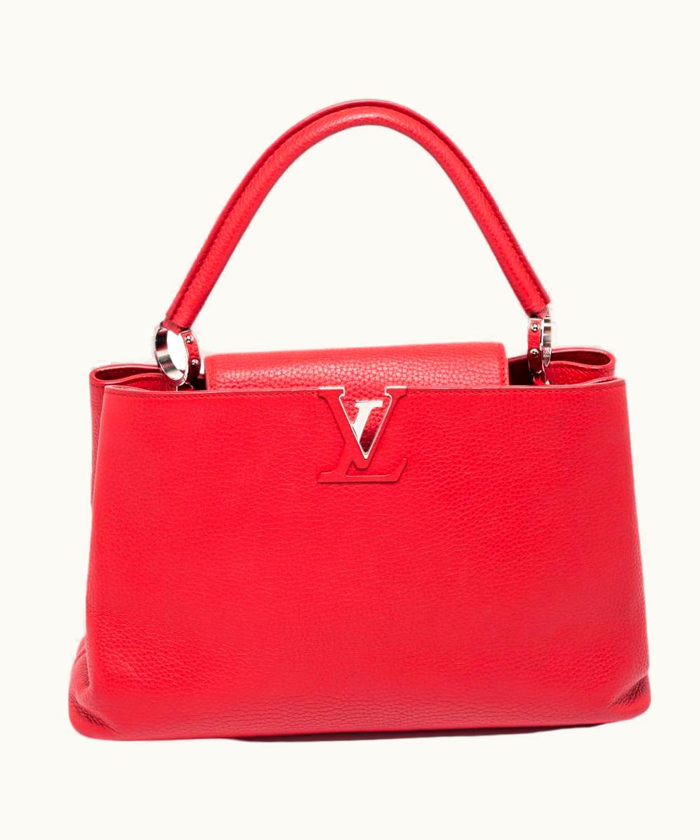 Louis Vuitton Louis Vuitton Scarlett Taurillon Leather Capucines mm Bag