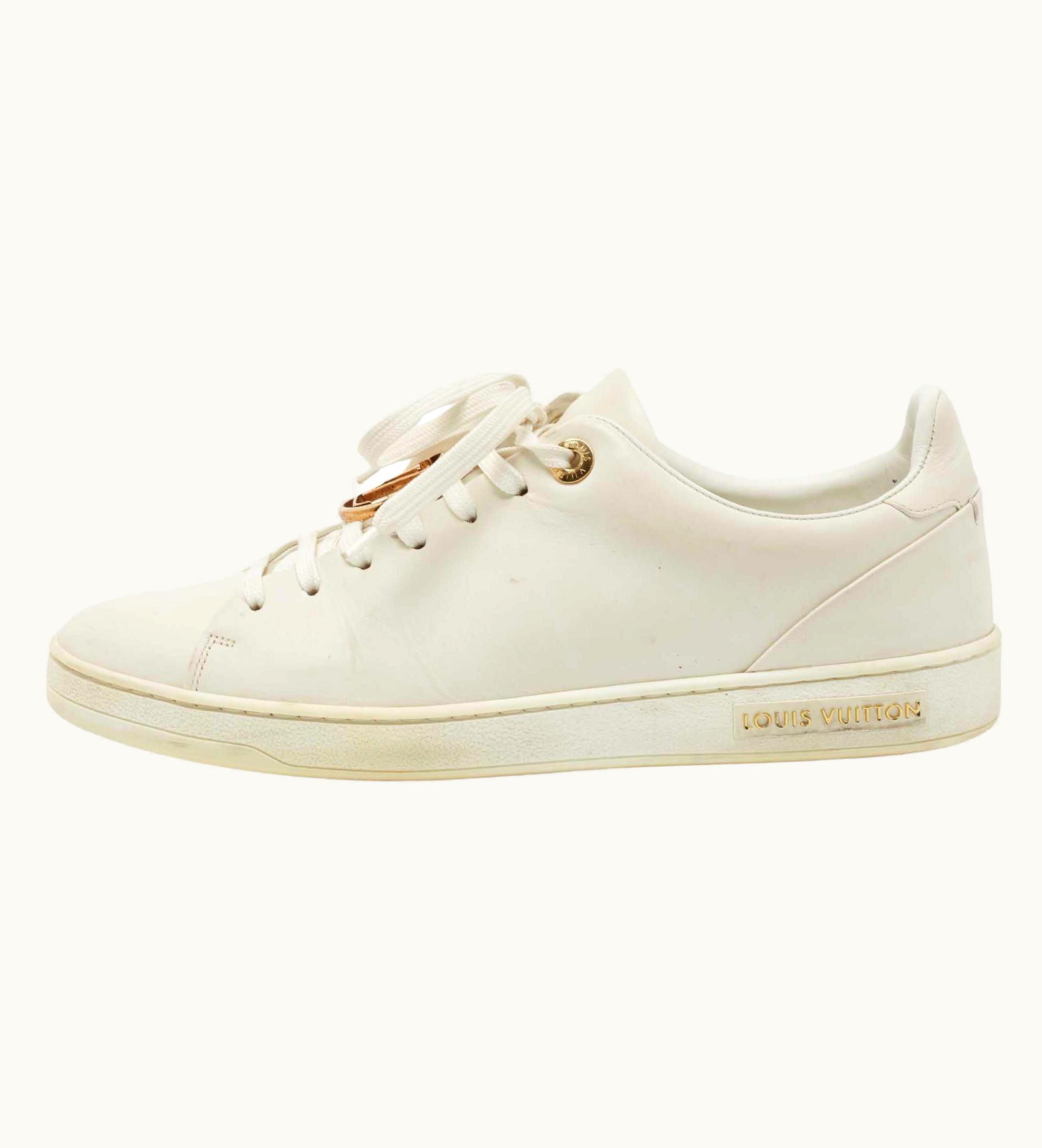 Louis Vuitton Louis Vuitton White Leather Frontrow Sneakers UZ0582260