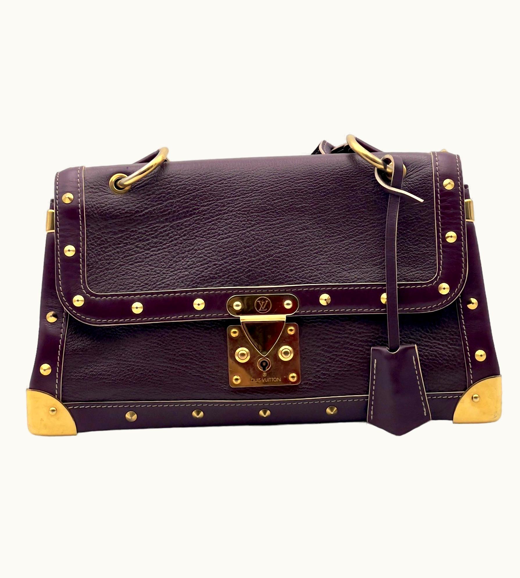 Louis Vuitton Louis Vuitton Suhali Le Fabuleux Purple Top Handle Bag