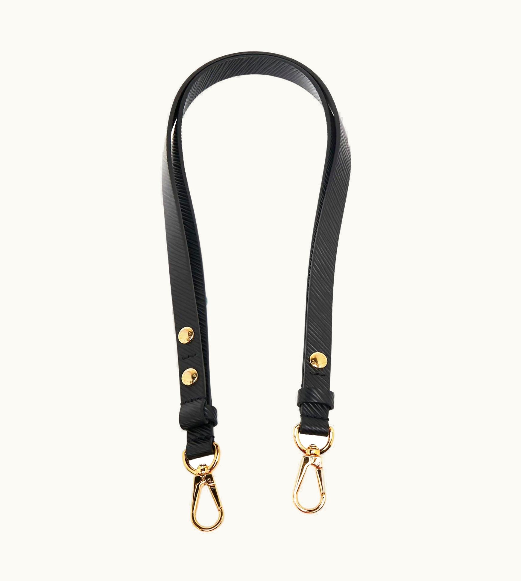 Louis Vuitton Louis Vuitton Black Epi Leather Adjustable Shoulder Bag Strap