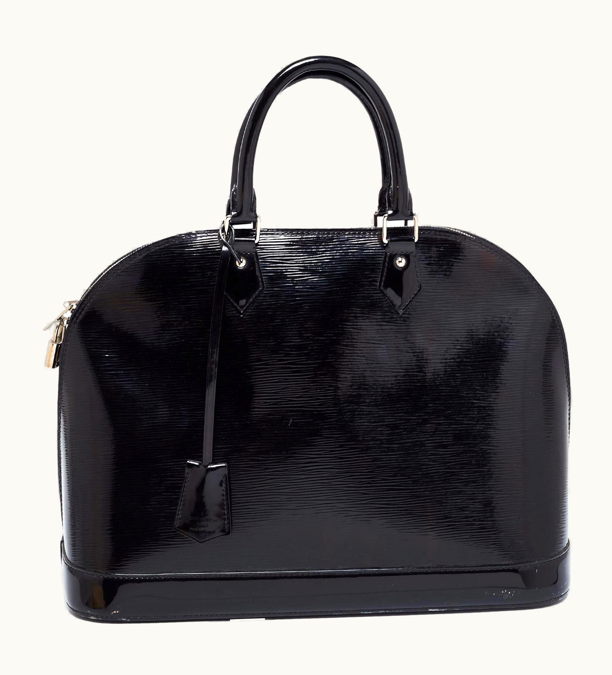 Louis Vuitton Louis Vuitton Black Electric Epi Leather Alma Gm Bag UZ0582293