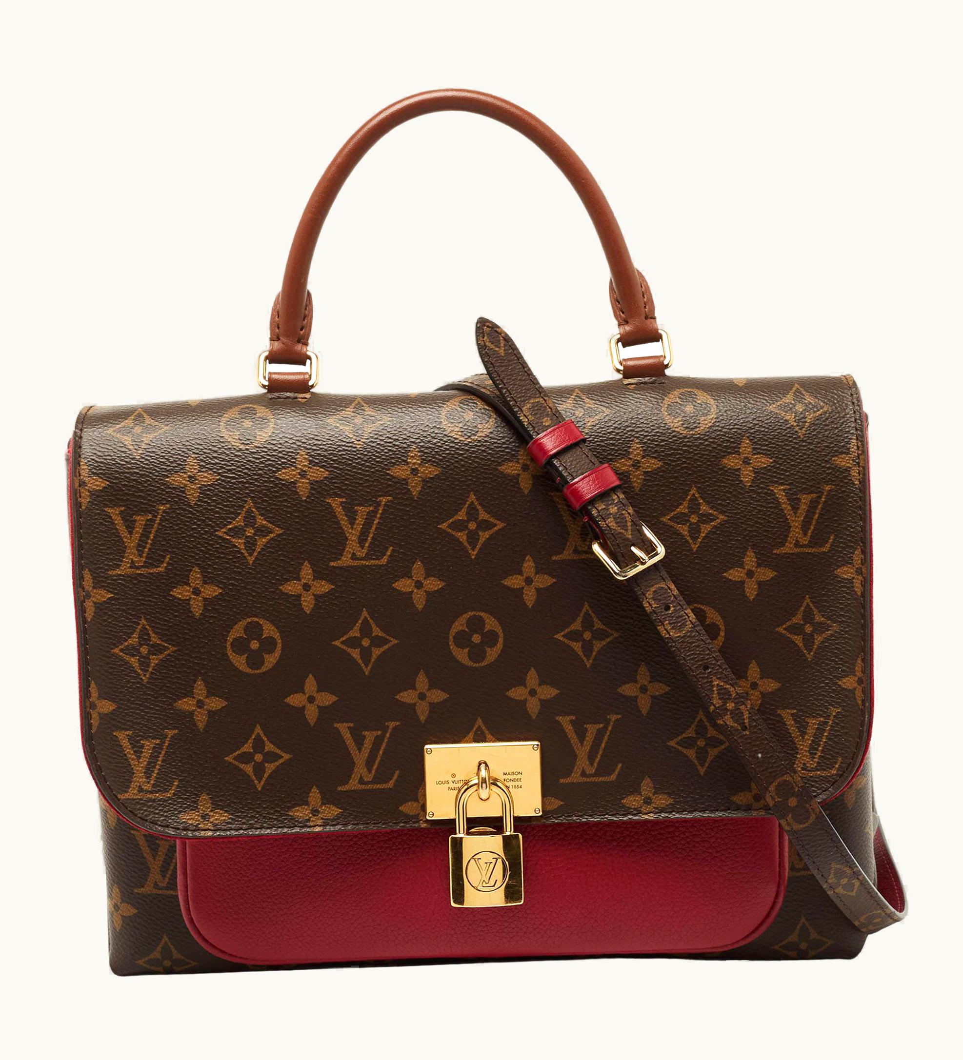 Louis Vuitton Louis Vuitton Aurore Monogram Canvas And Leather Marignan Bag