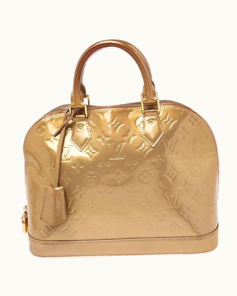 Louis Vuitton Louis Vuitton Vert Olive Monogram Vernis Alma Pm Bag