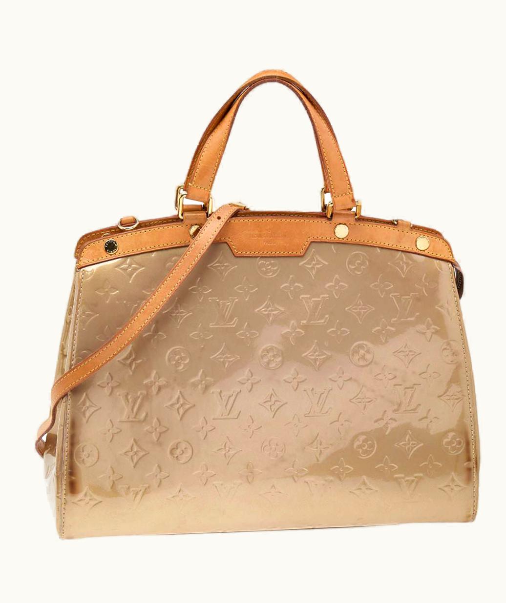 Louis Vuitton Louis Vuitton Vert Olive Monogram Vernis Brea Gm Bag
